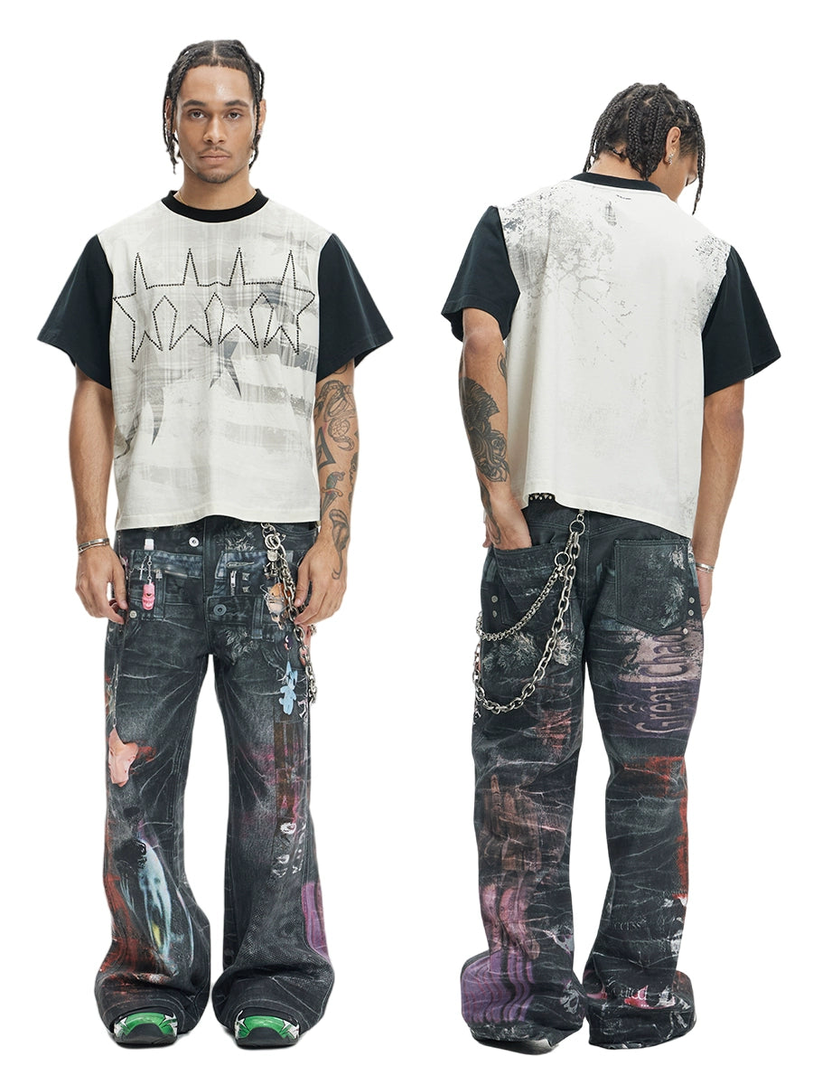 DND4DE Retro Star Hot Diamond Tee