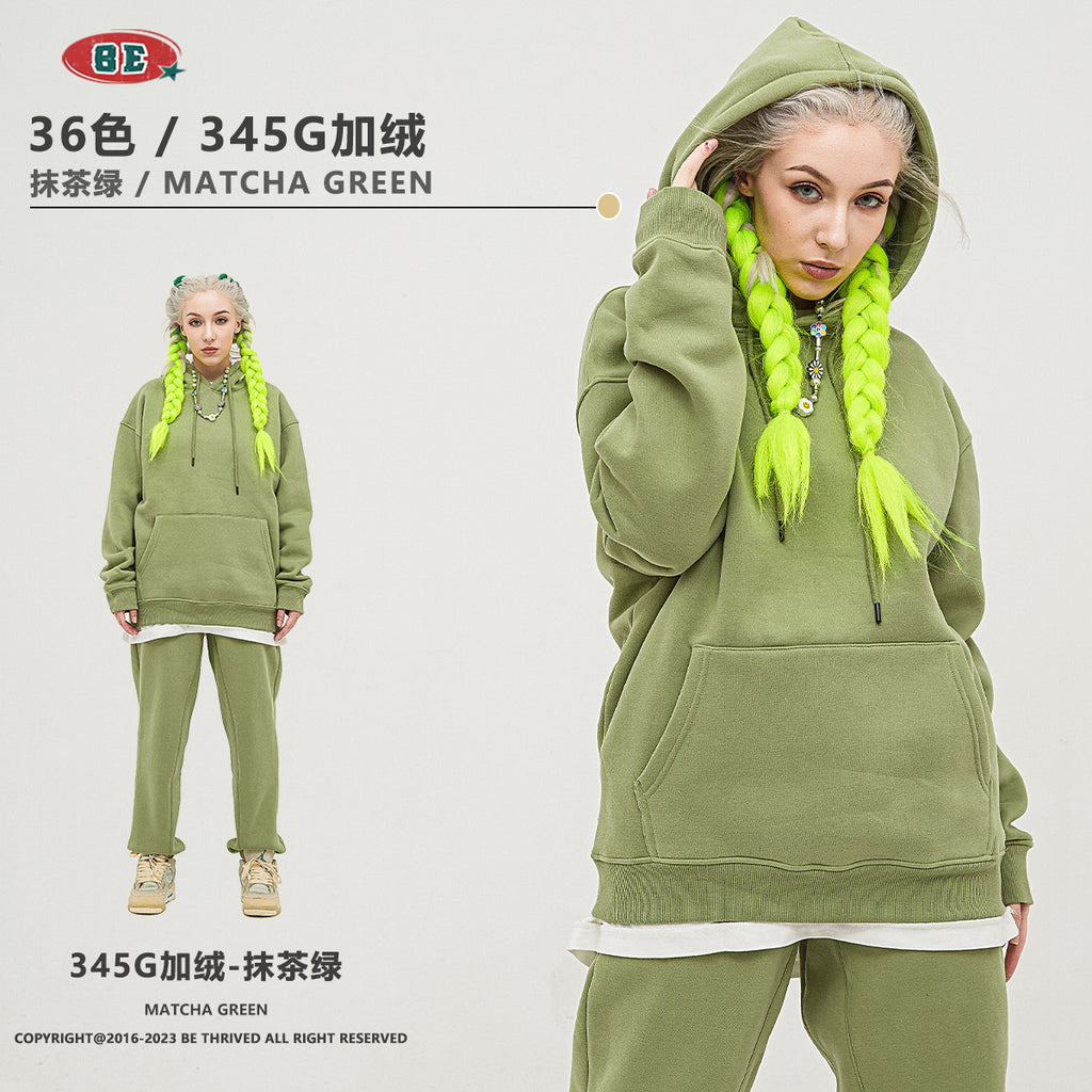 *BEST SELLING* BE 345g Loose Fit fleece hoodie (17-32)