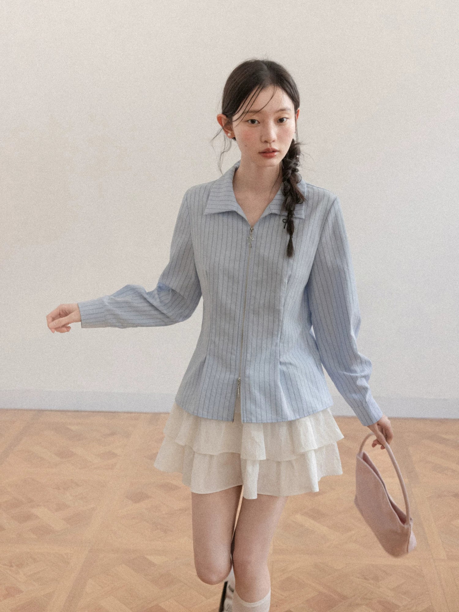 Cantonstory Casual Striped Shirt