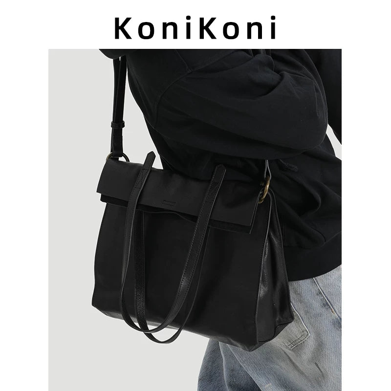 KoniKoni Large Capacity Crossbody Tote Bag