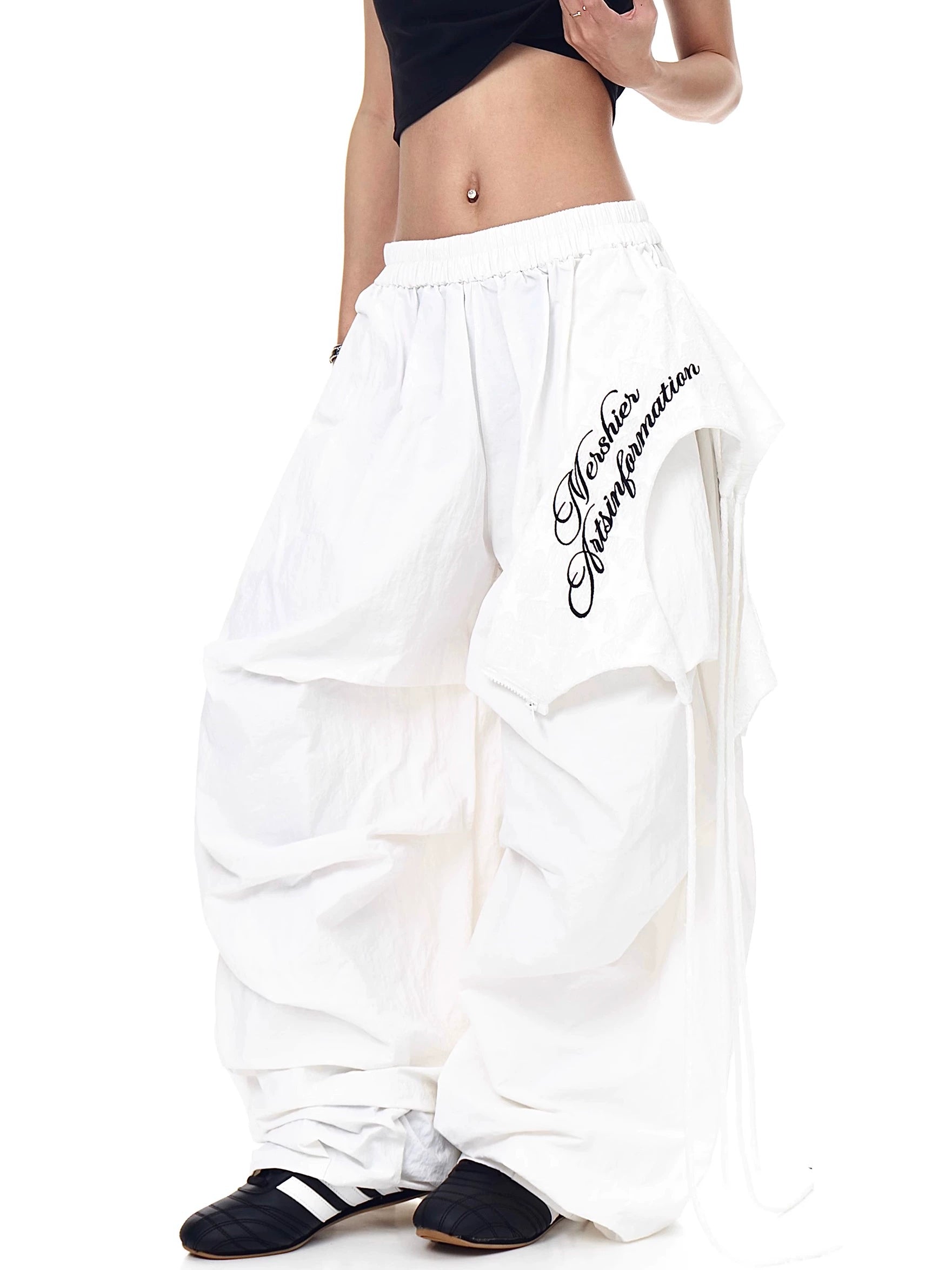 BLACKLISTS Waist-sealed Fart Curtain Paratrooper Cargo Pants