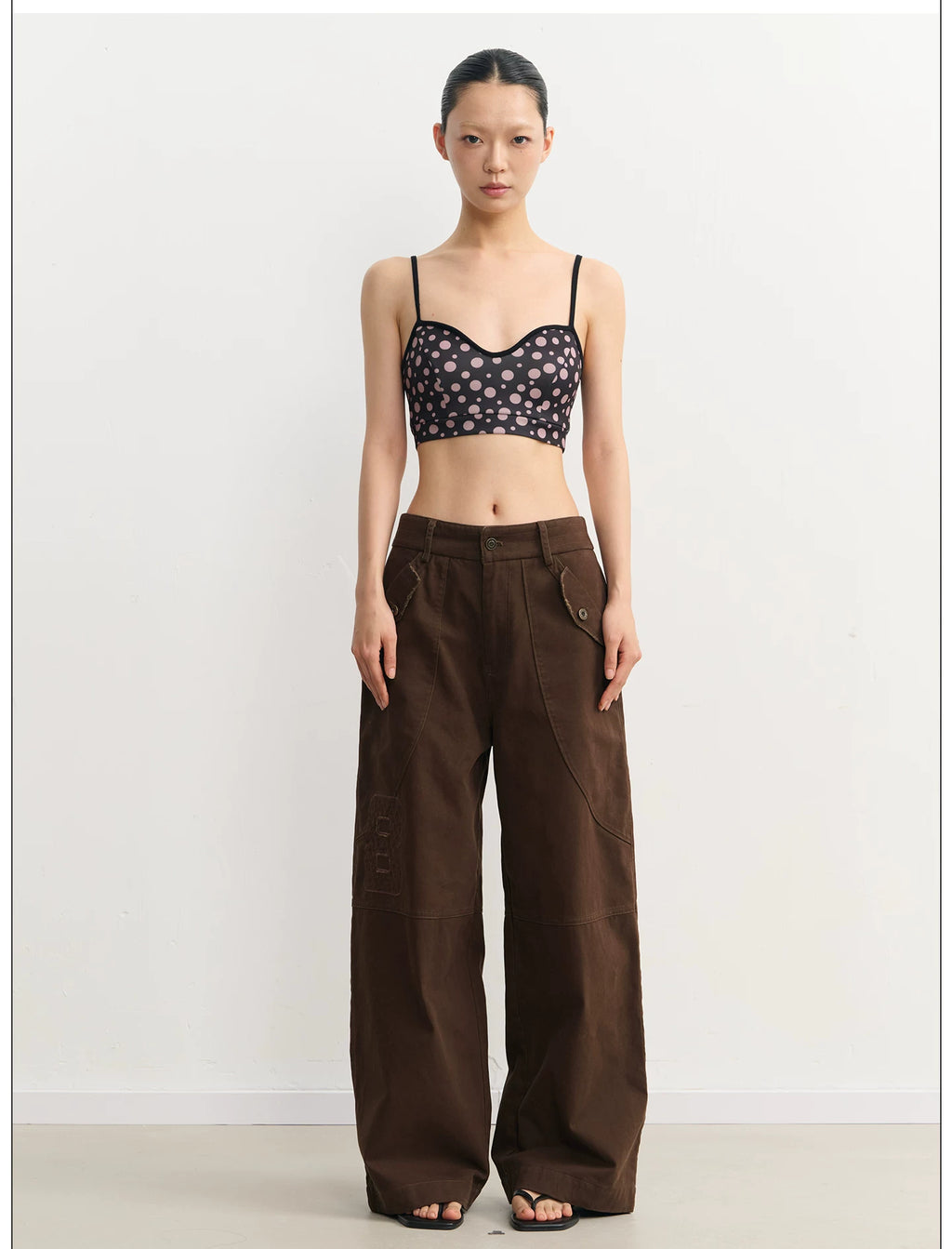LINY LIBERTY Vintage Tooling Wide Leg Pants