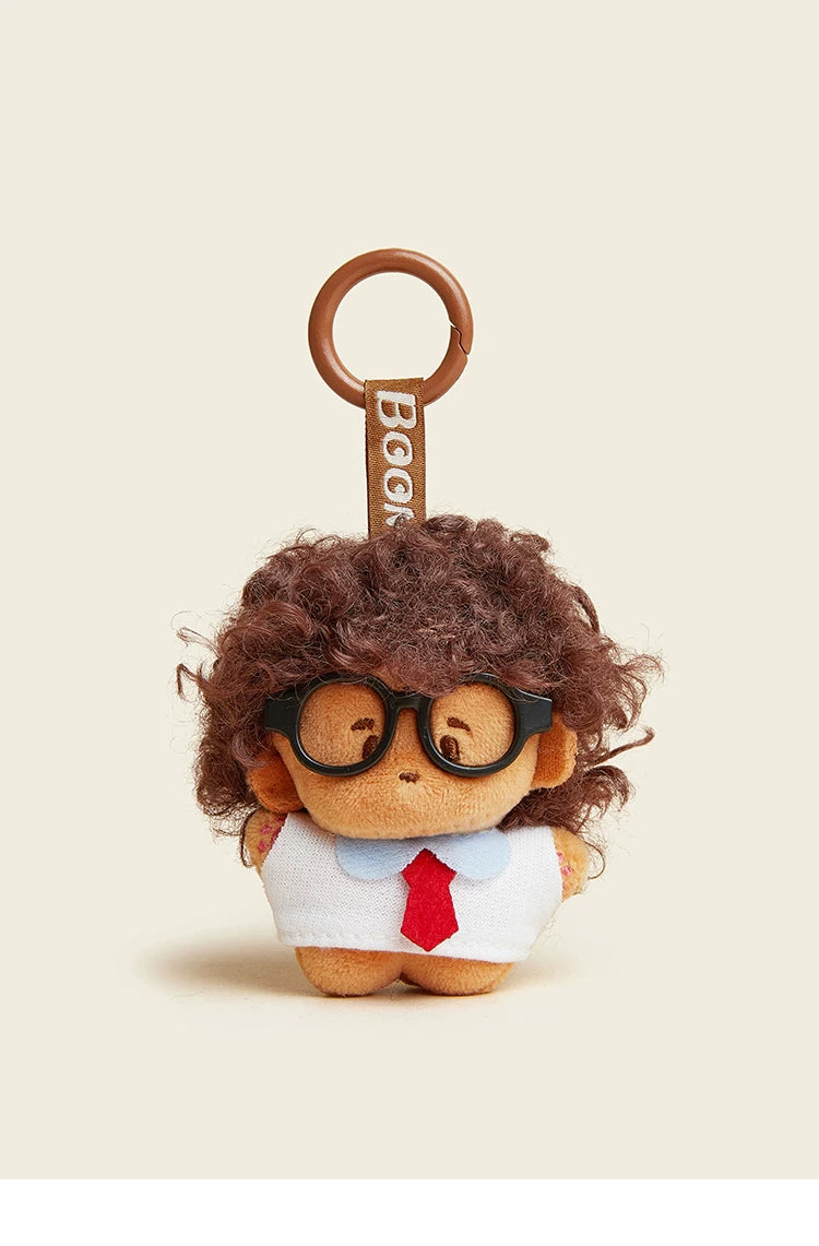 HAVEROSE Fried Glasses Car Keychain Small Pendant