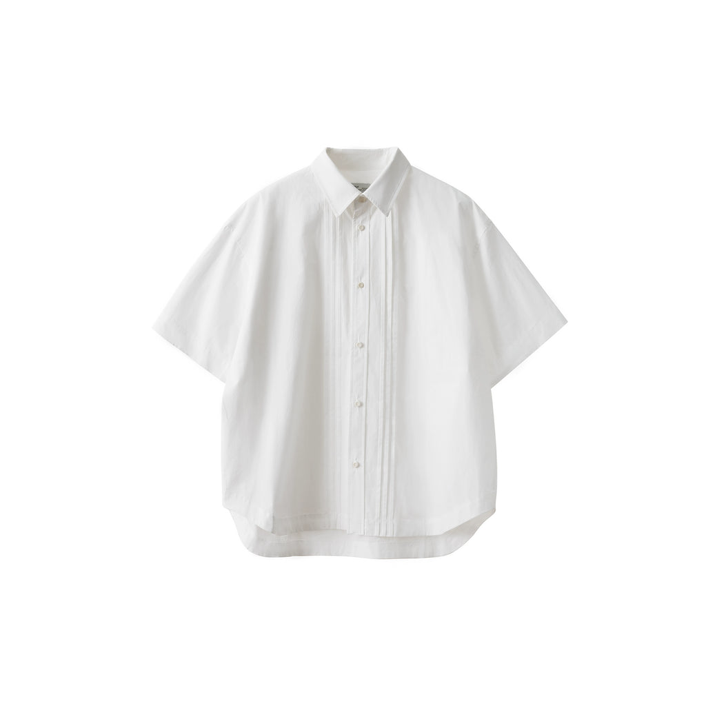BUTTBILL Commuter Japanese organ pleated cotton Shirt
