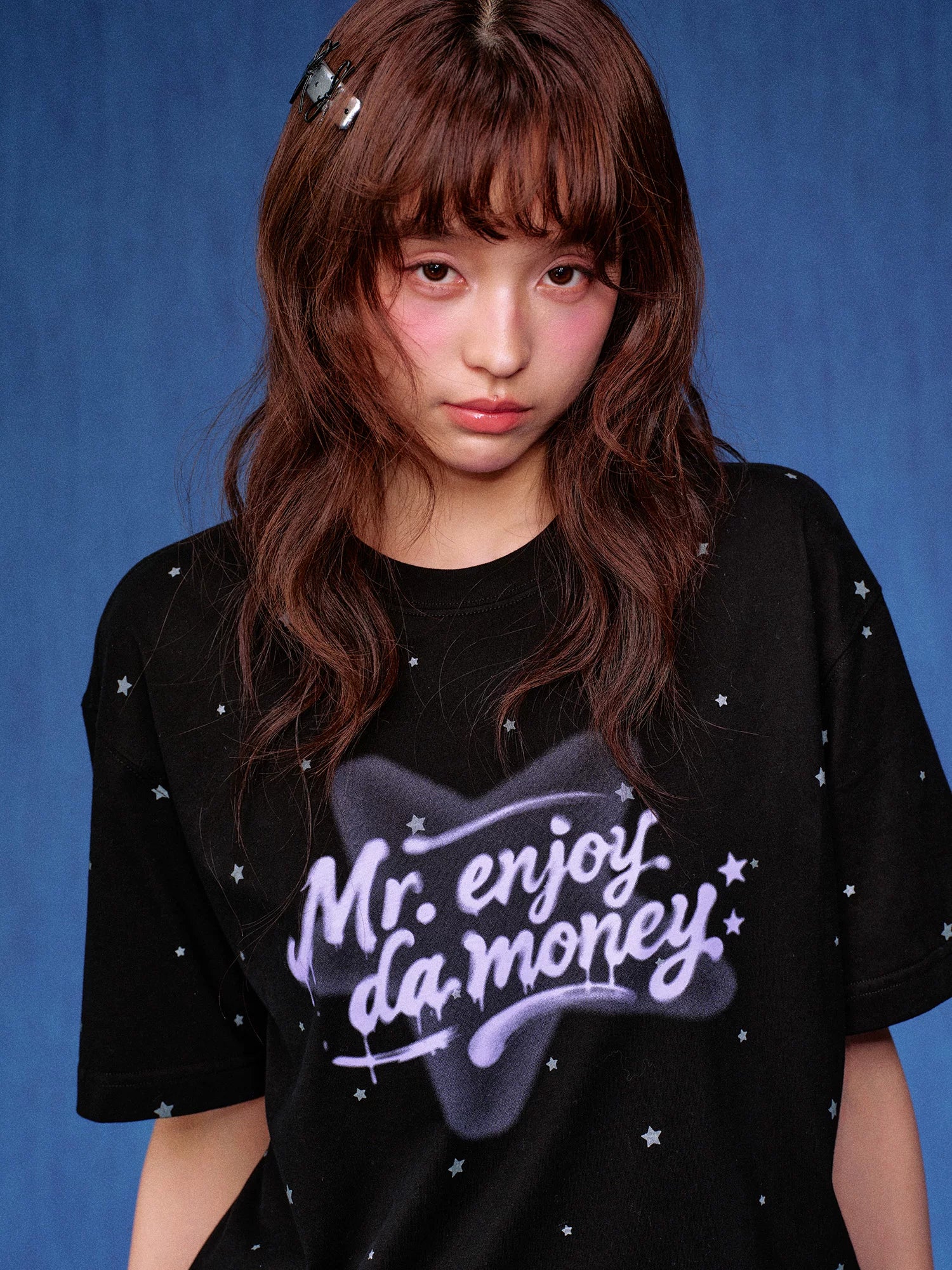 MEDM Star Polka Dot Versatile Casual Tee