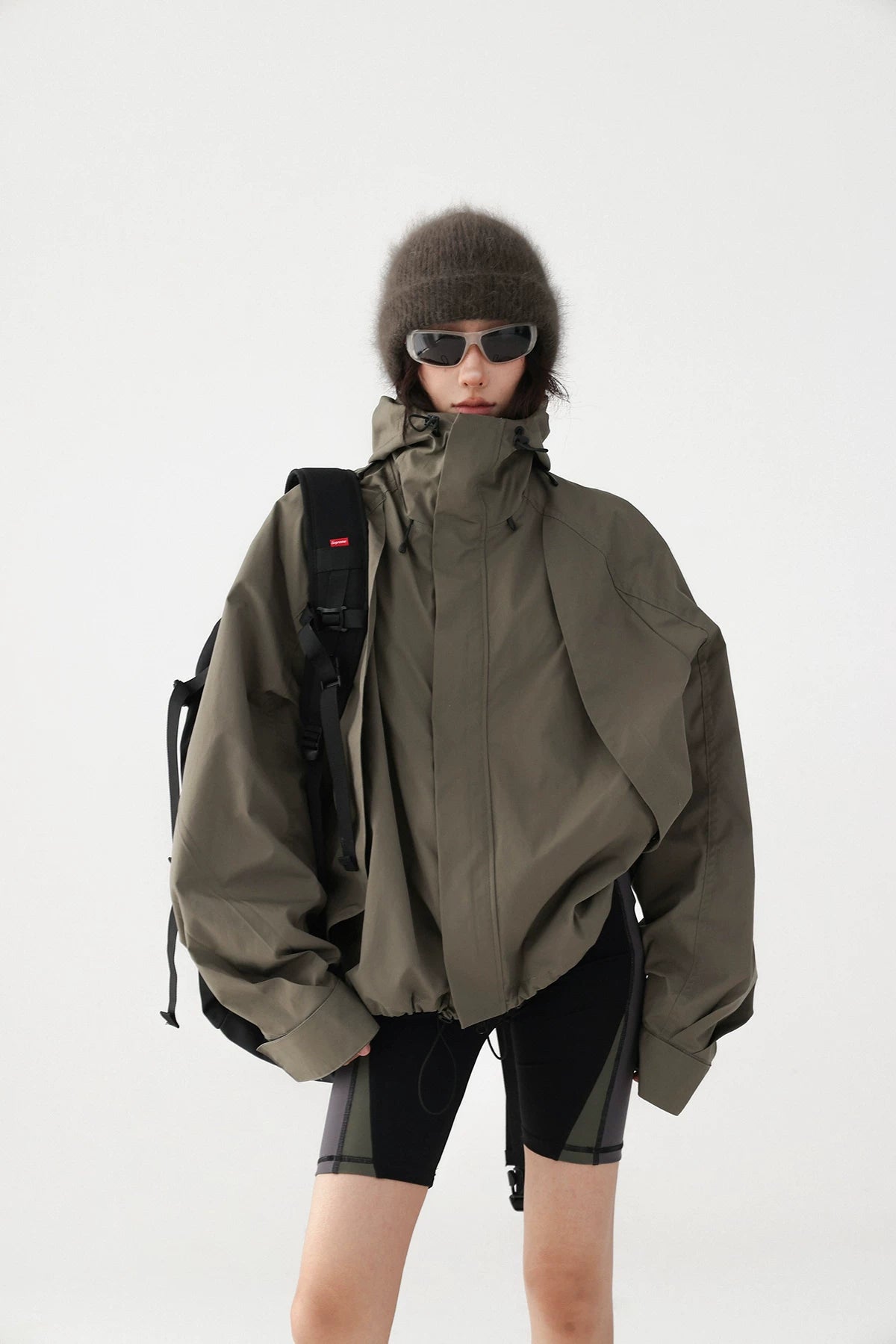 Acestudios Fleece Hooded Tooling Jacket