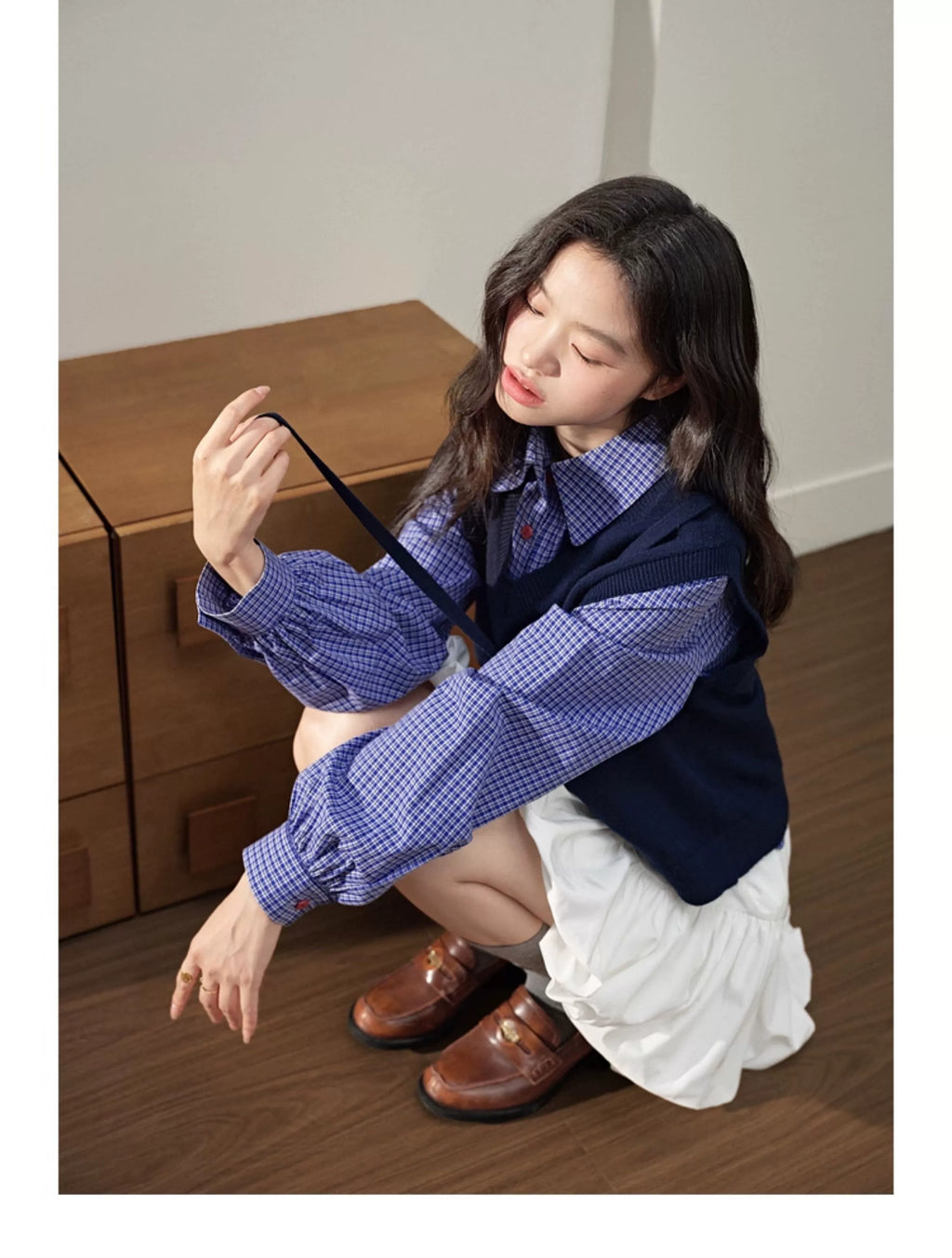 Kuose Loose Sweater Vest Knitwear