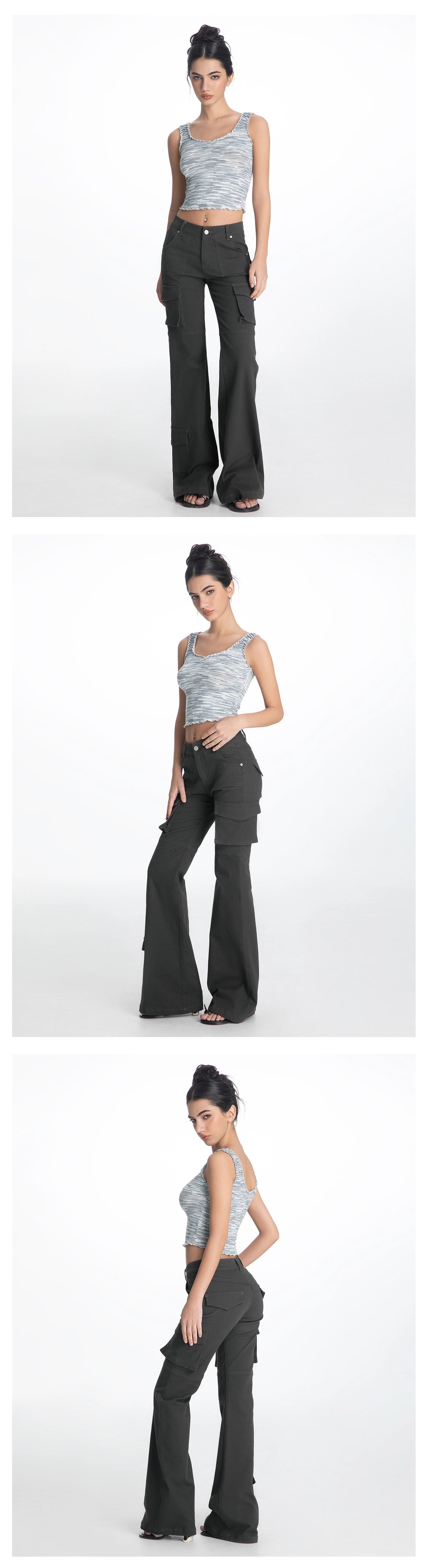 ABMY Fungus Edge Pleated Sling Vest