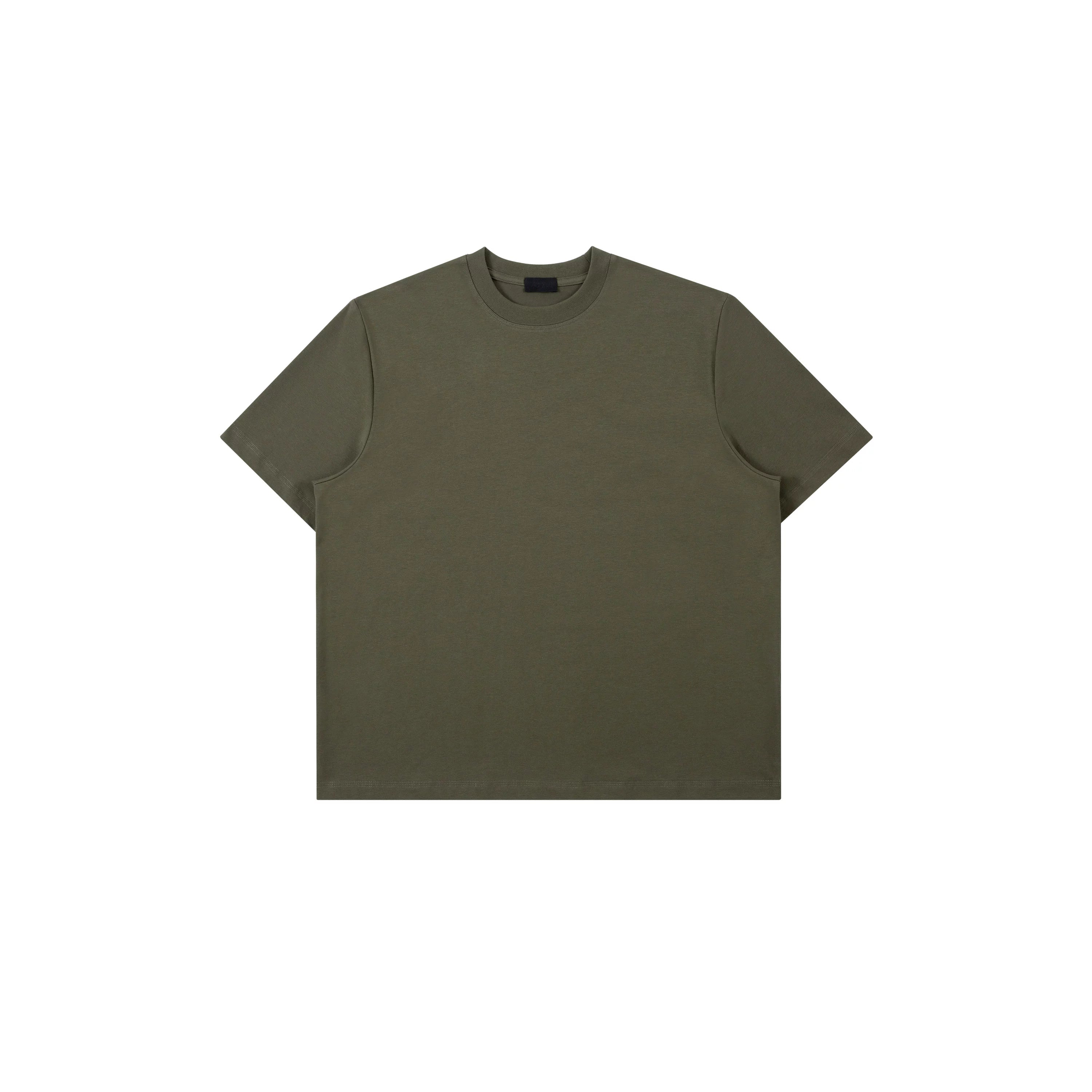 PLUS NO LOGO Small Neckline Short Wide Cool Tee