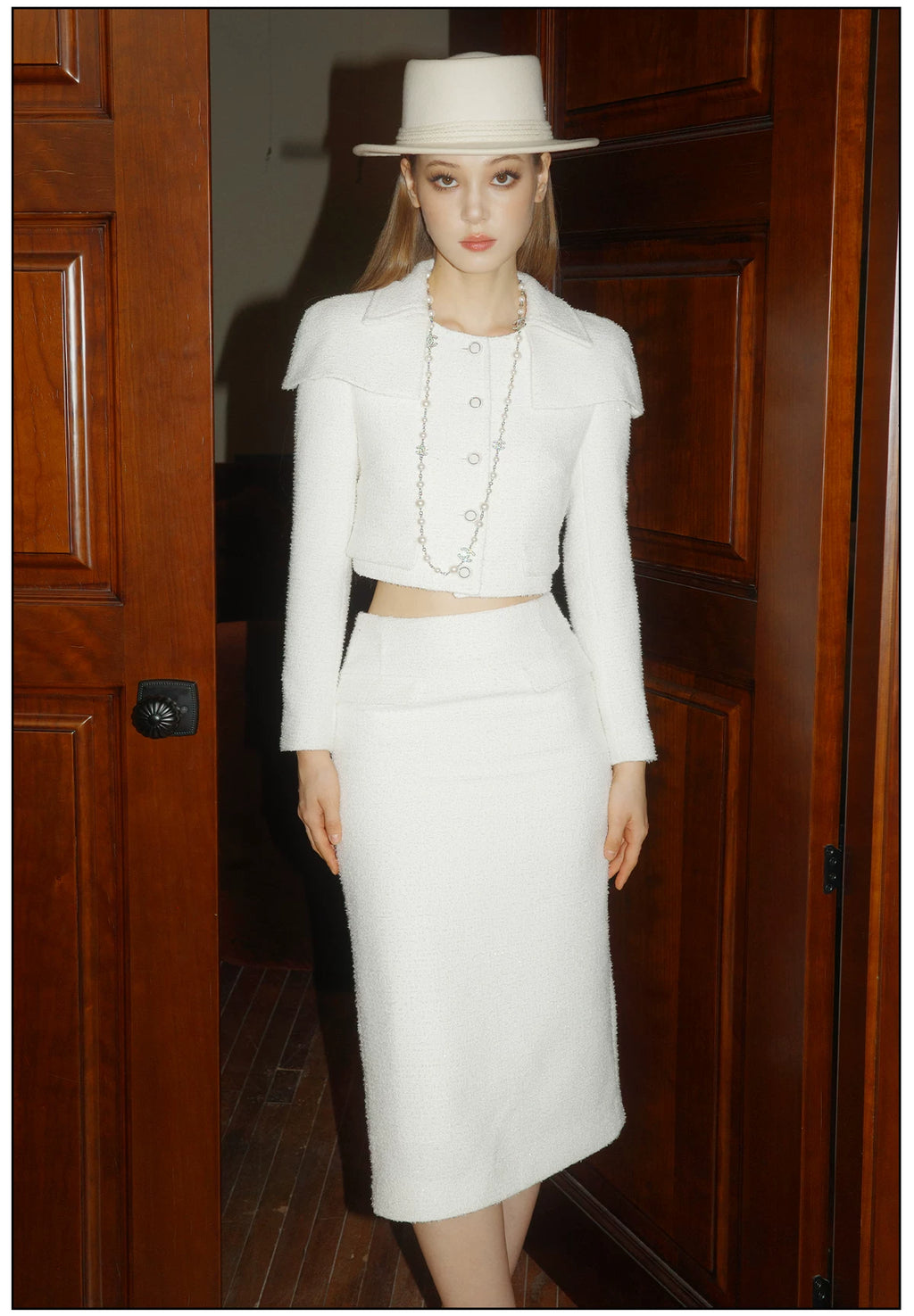 FINDYAWINGS Temperament Medium and Long Skirt Set