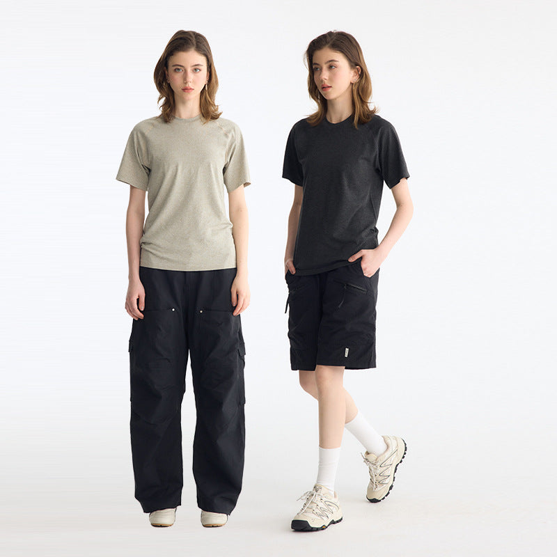 Unf Quick Drying Antibacterial Moisture Absorption Seamless Jacquard Tee