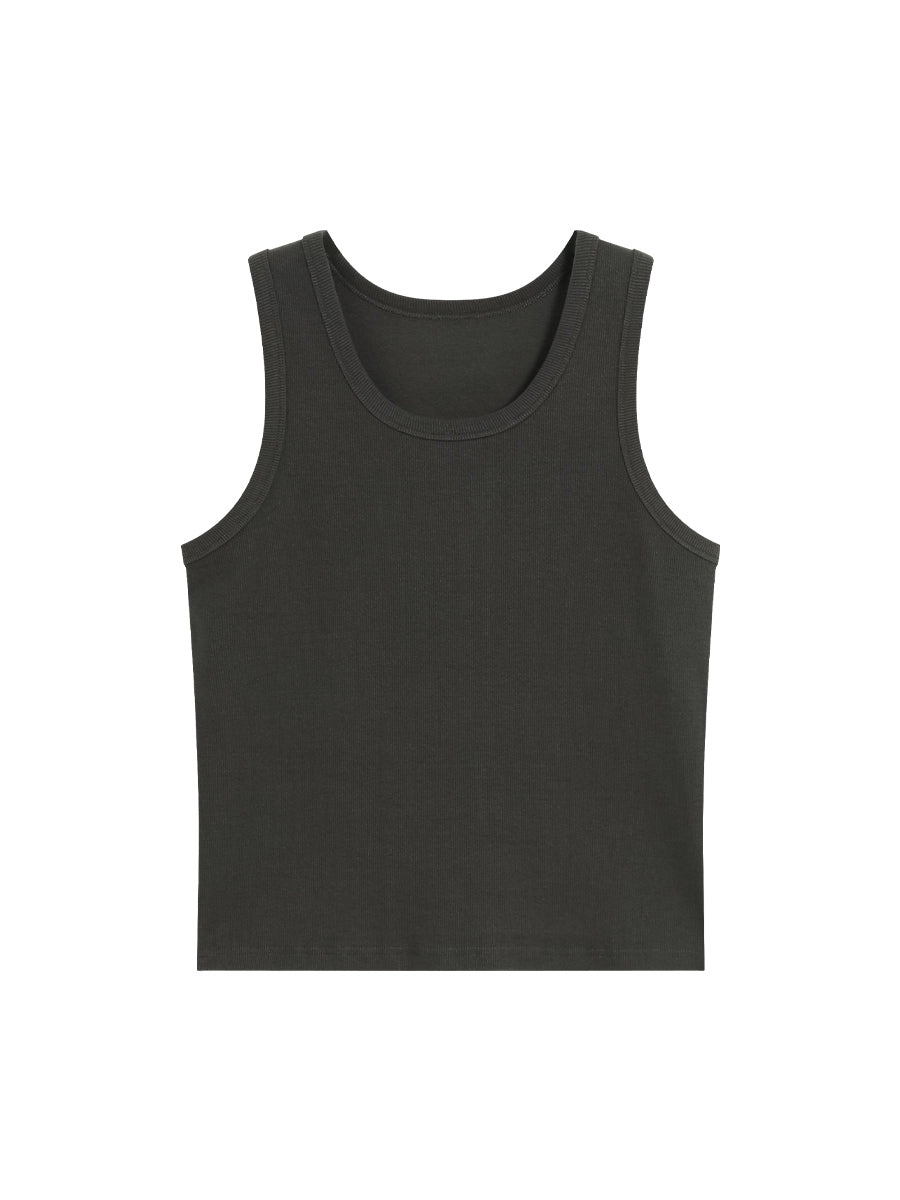 FUNKYFUN Elastic Thick Threaded I-shaped Vest
