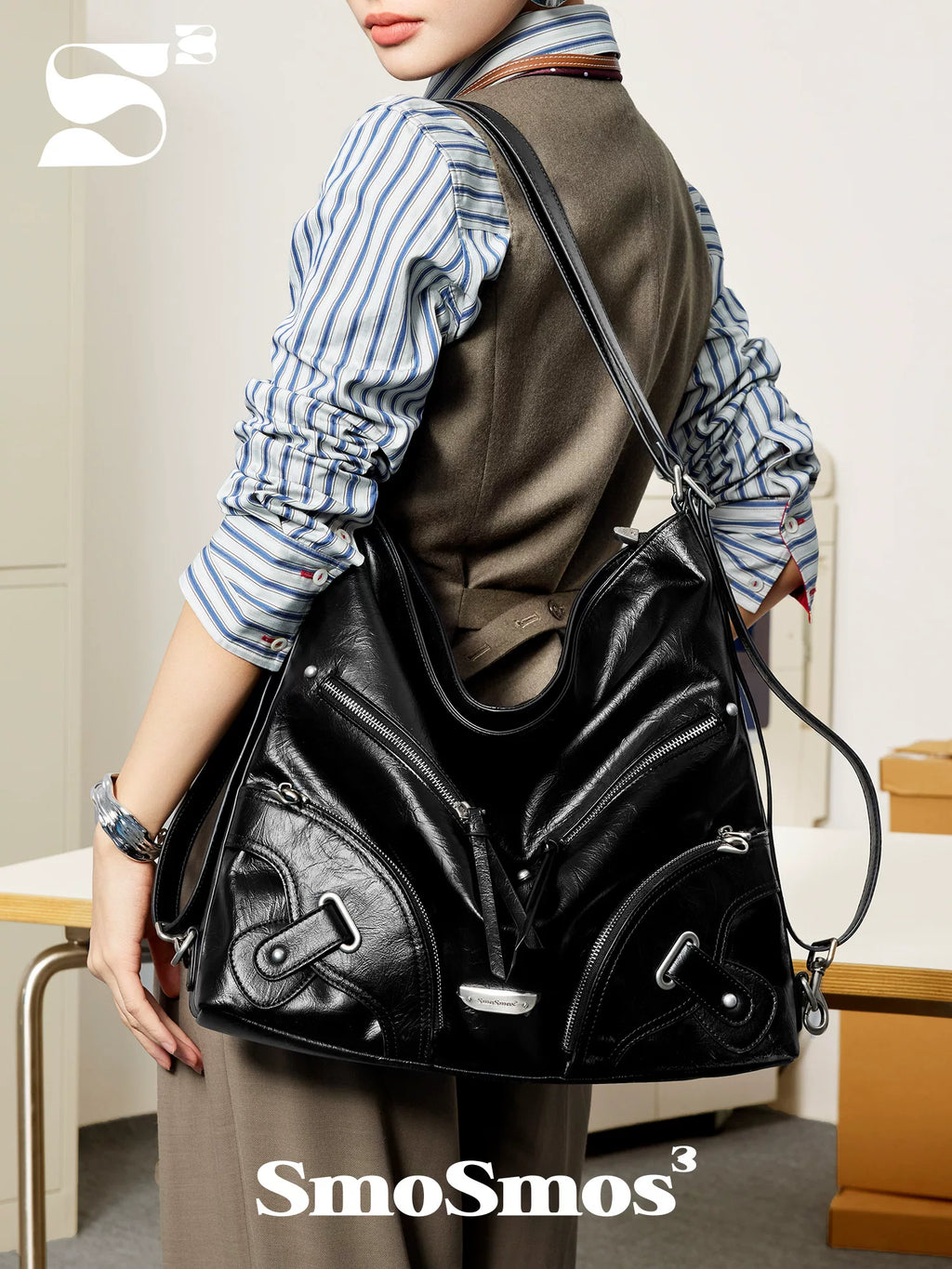 SmoSmos Vintage Shoulder Underarm Bag