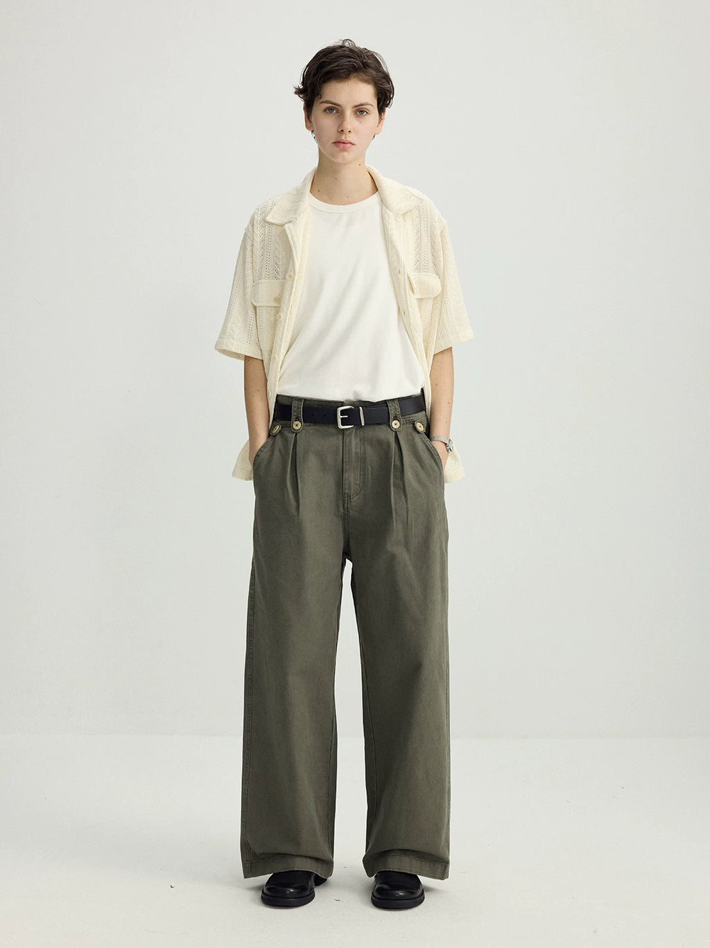 CARPEM Old Button Adjustment Overalls