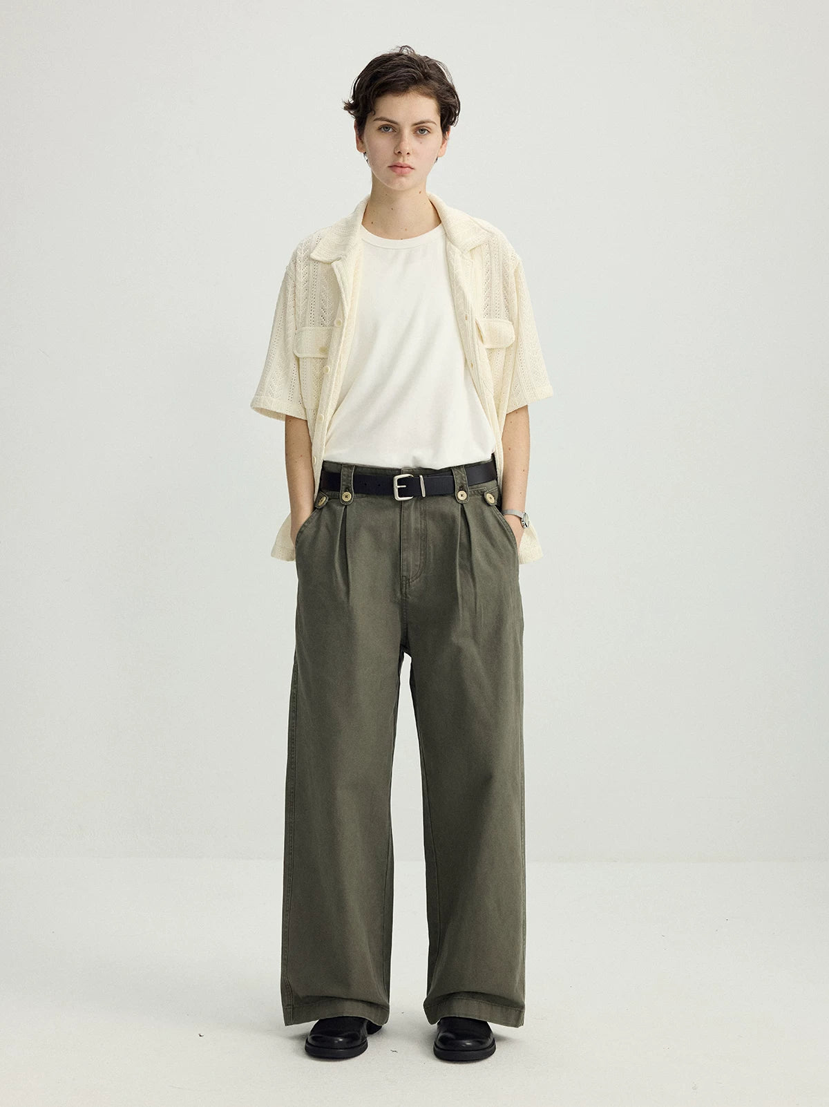 CARPEM Old Button Adjustment Overalls