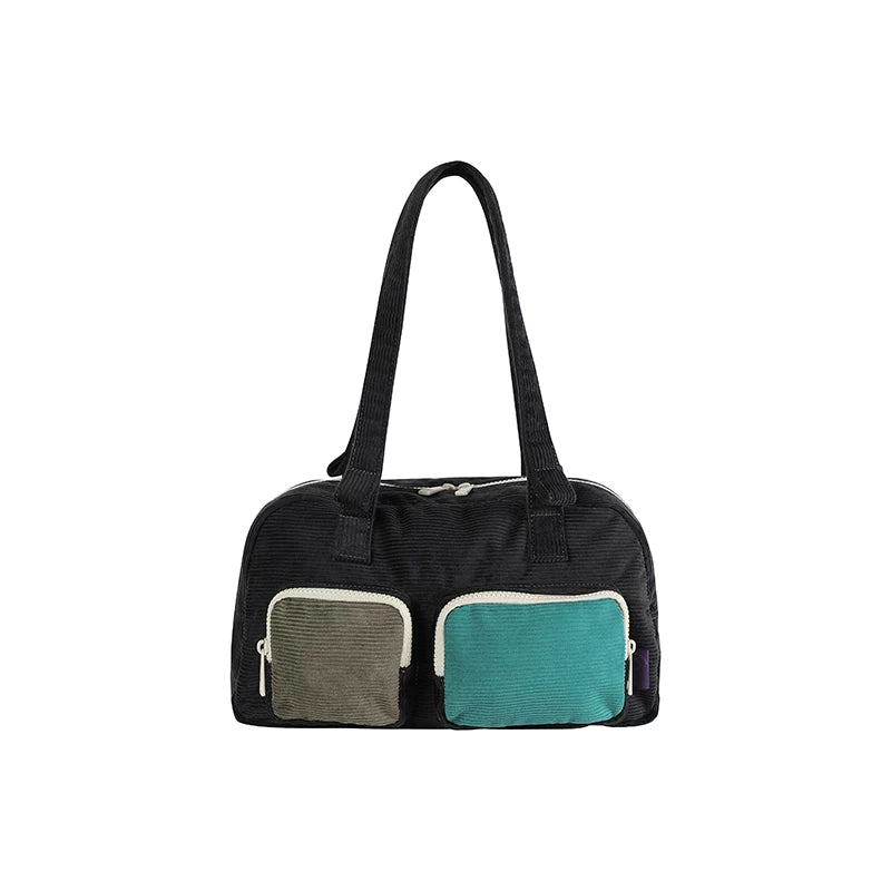 CryingCenter Corduroy Shoulder Underarm Bag