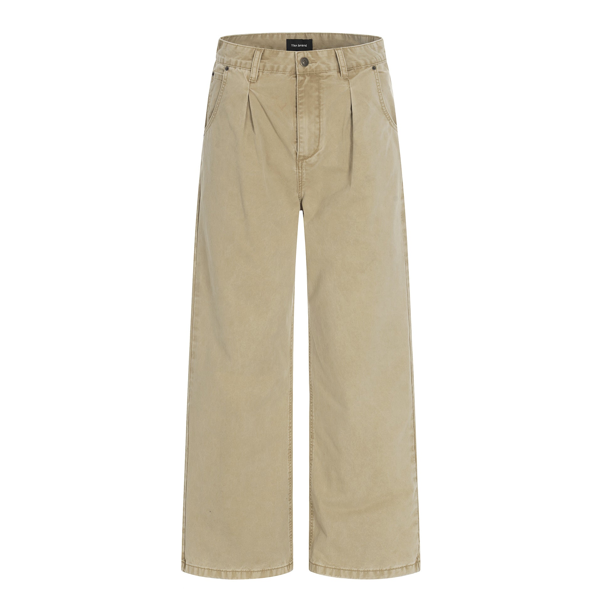 11KN Complex Simple and Versatile Three-dimensional Denim Casual Pants