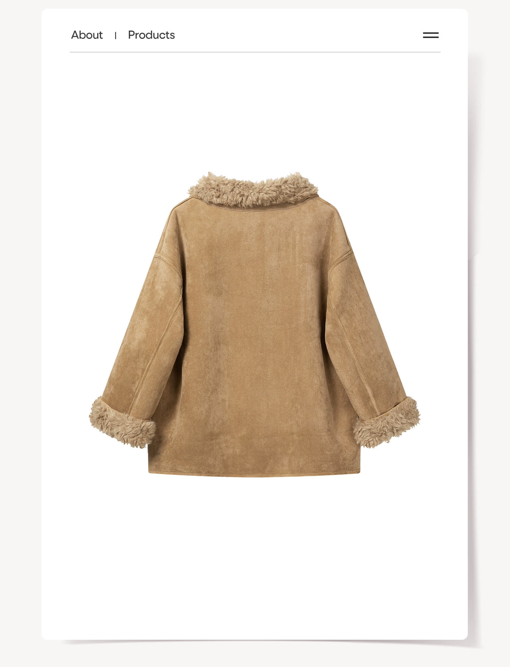 Cantonstory Korean Retro Vibe Warm Plush Jacket