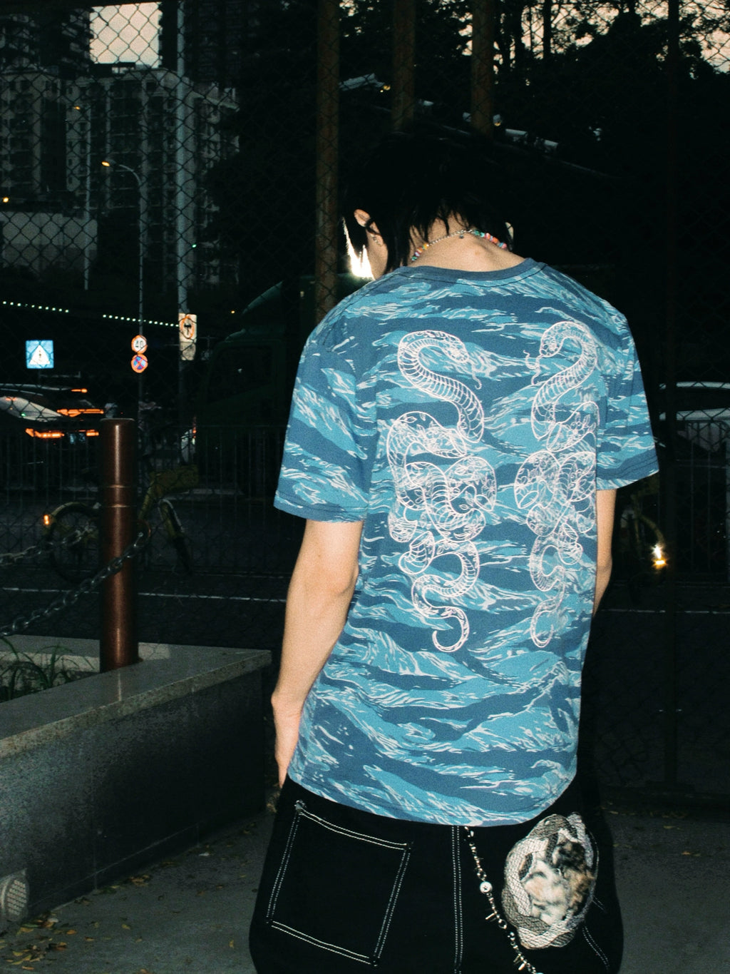 Gameone Tiger Camouflage Retro Hip Hop Tee