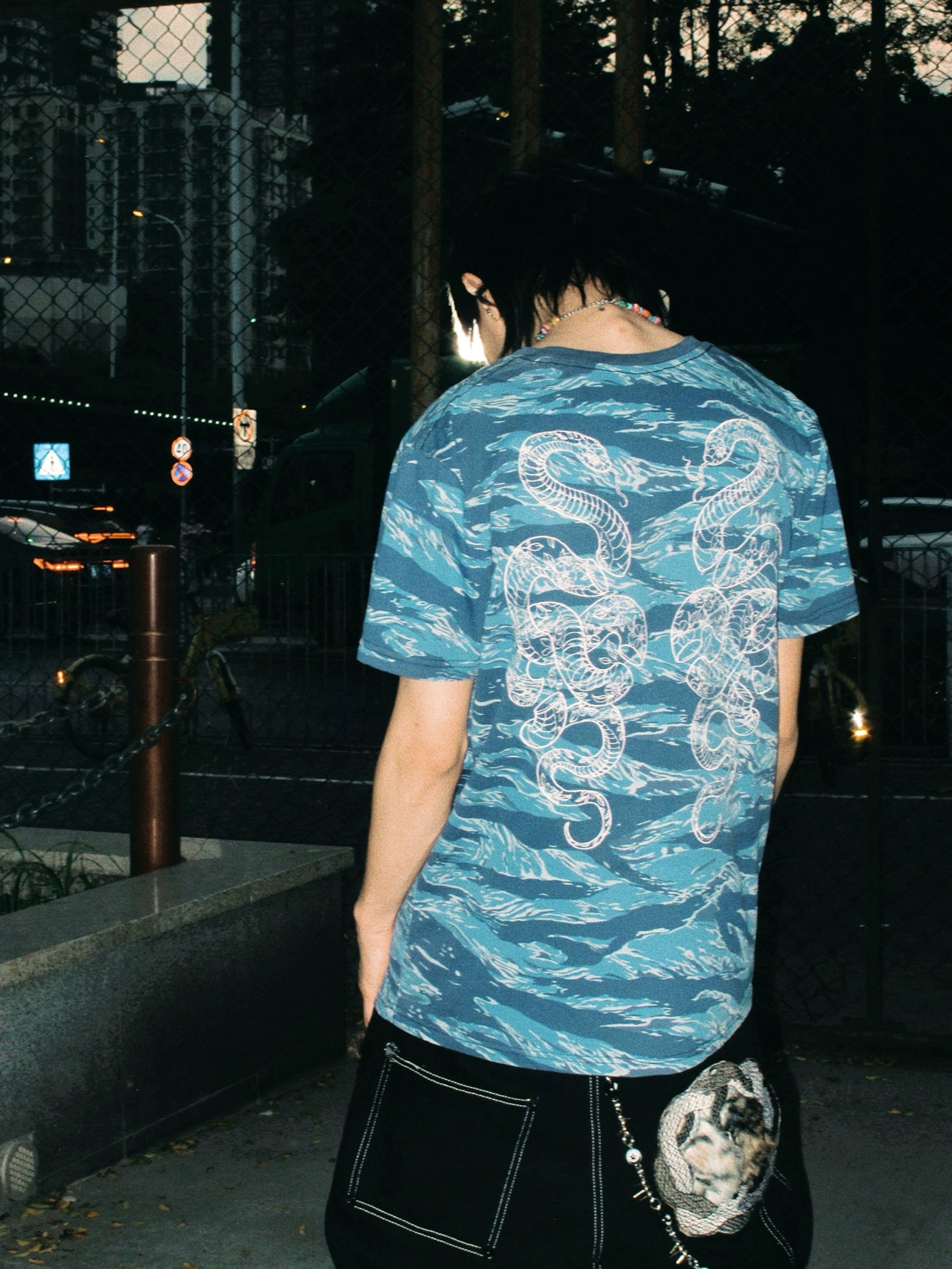 Gameone Tiger Camouflage Retro Hip Hop Tee