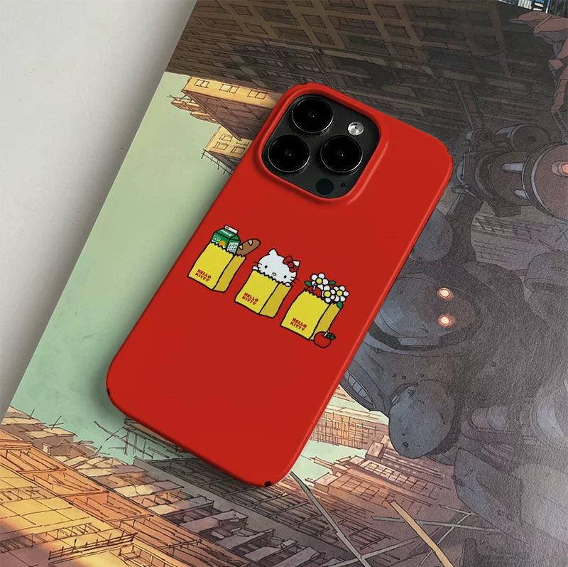 Pbcase Shopping Bag Cat Niche Apple Phone Case