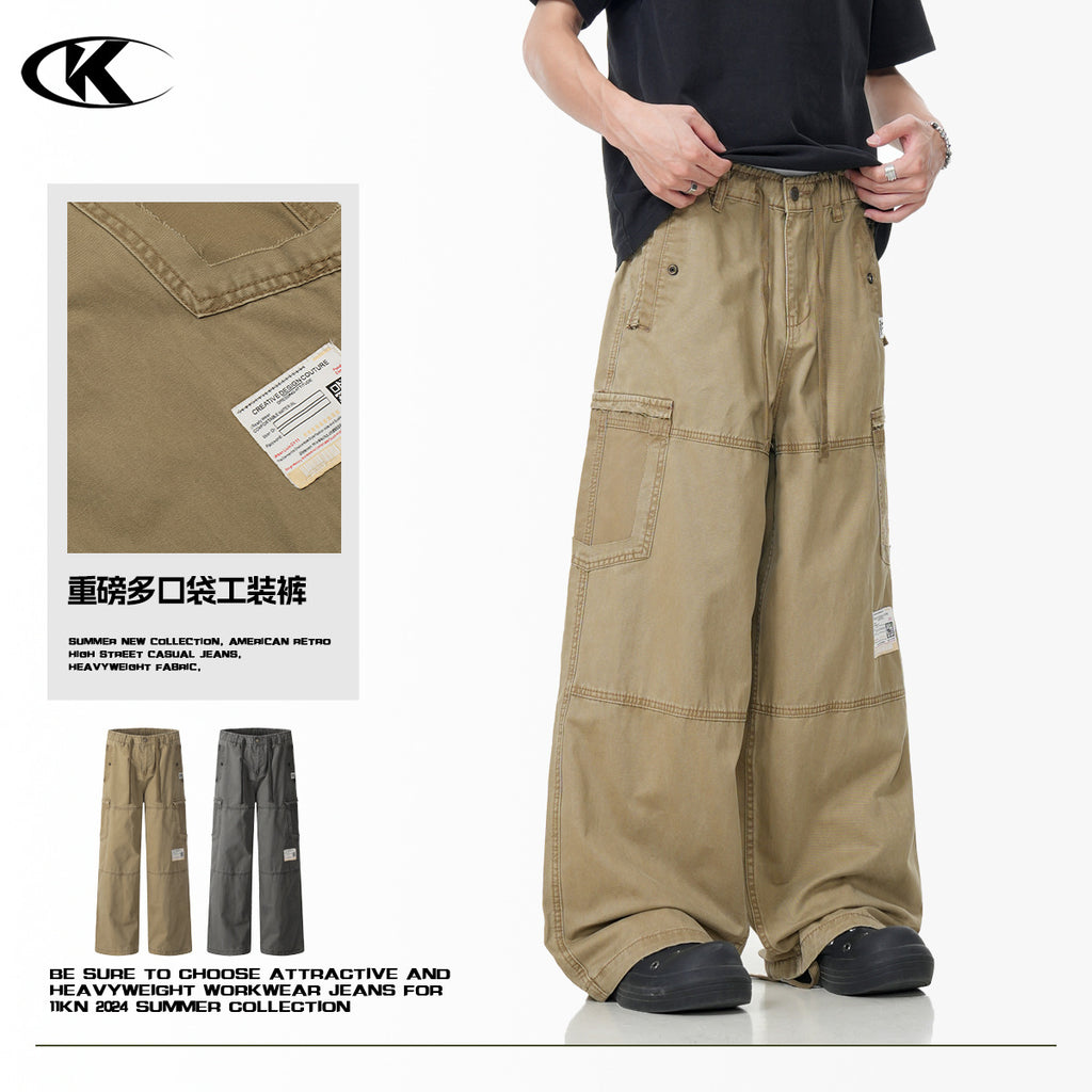11KN sense pocket wide leg Pants