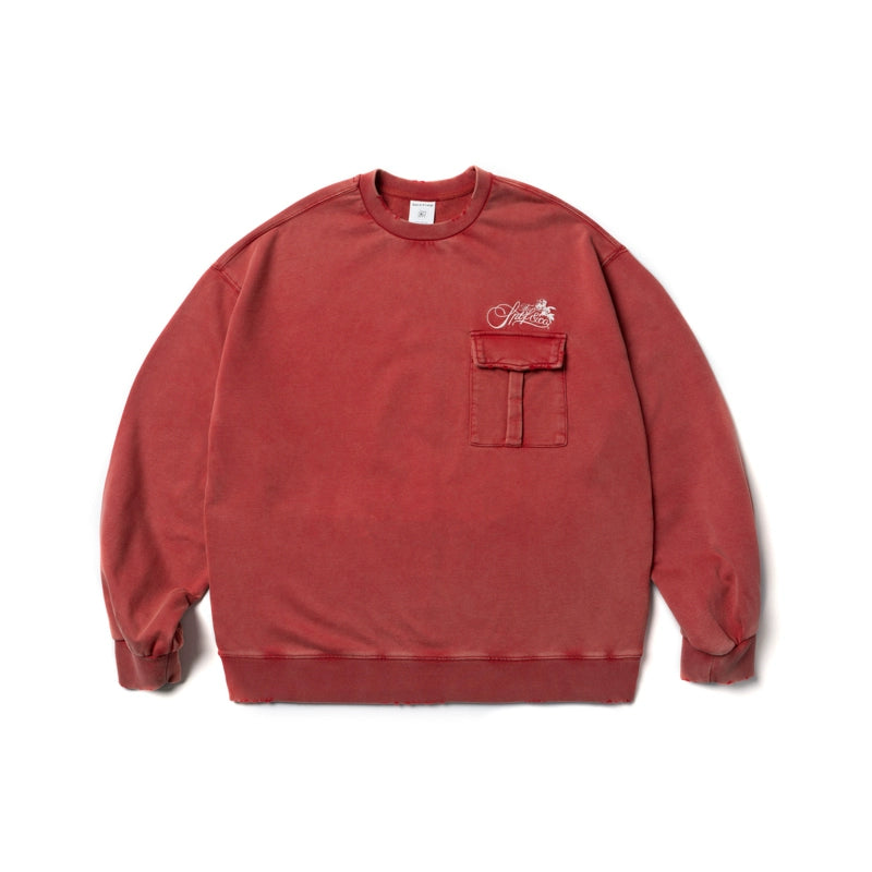 SUPERTOFU Busted Embroidered Turtleneck Sweater