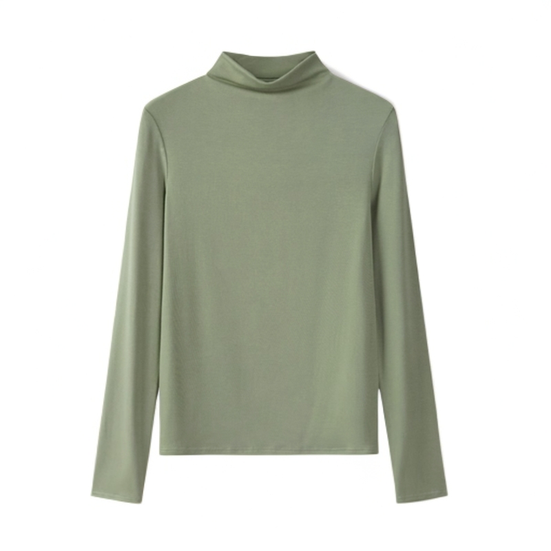 Cantonstory Shoulder Casual Versatile Bottom Shirt