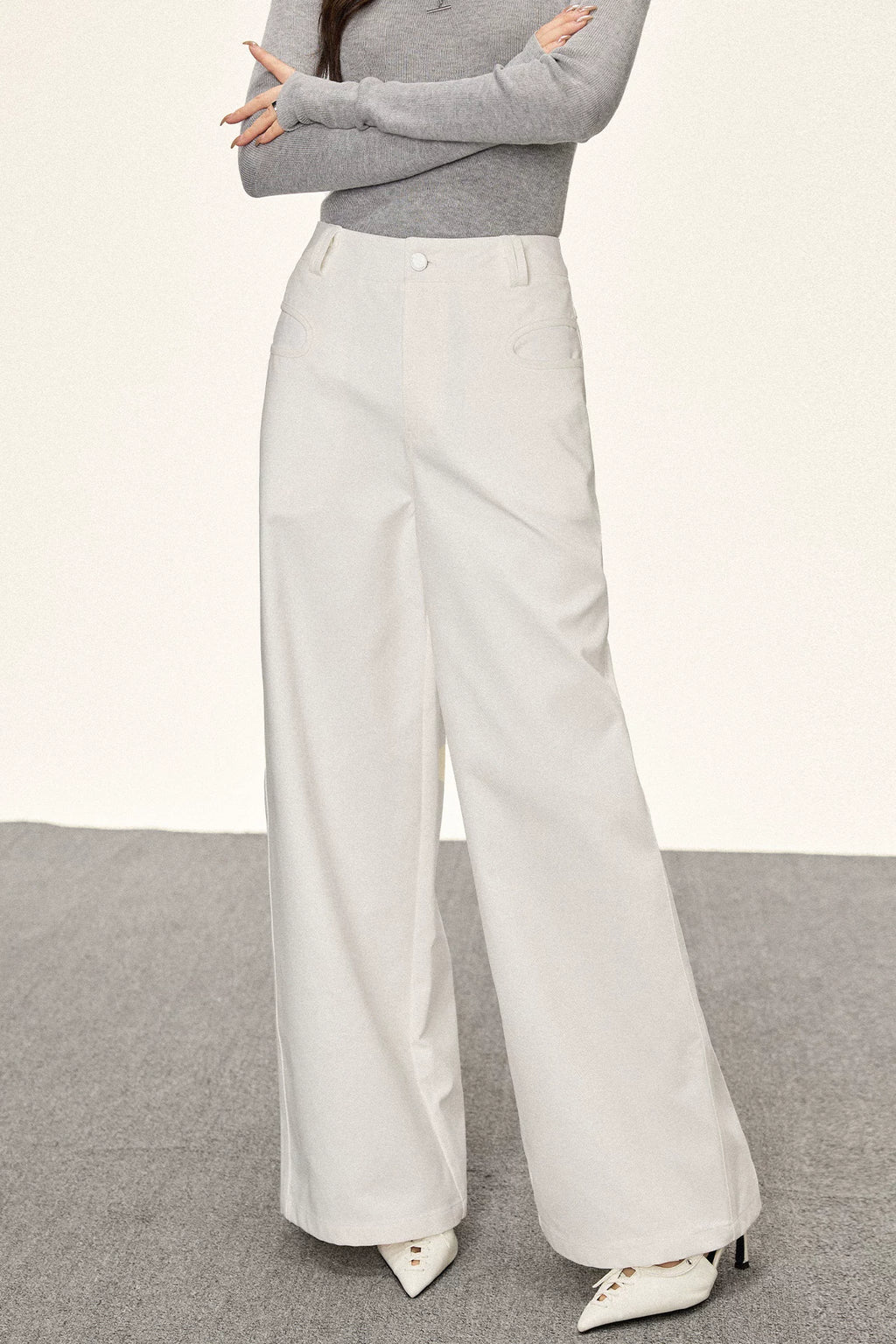 Cherry Melody High Waist Loose Straight Versatile Jeans