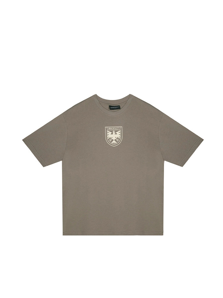 INNERSECT Classic Logo Printing Loose Tide Tee