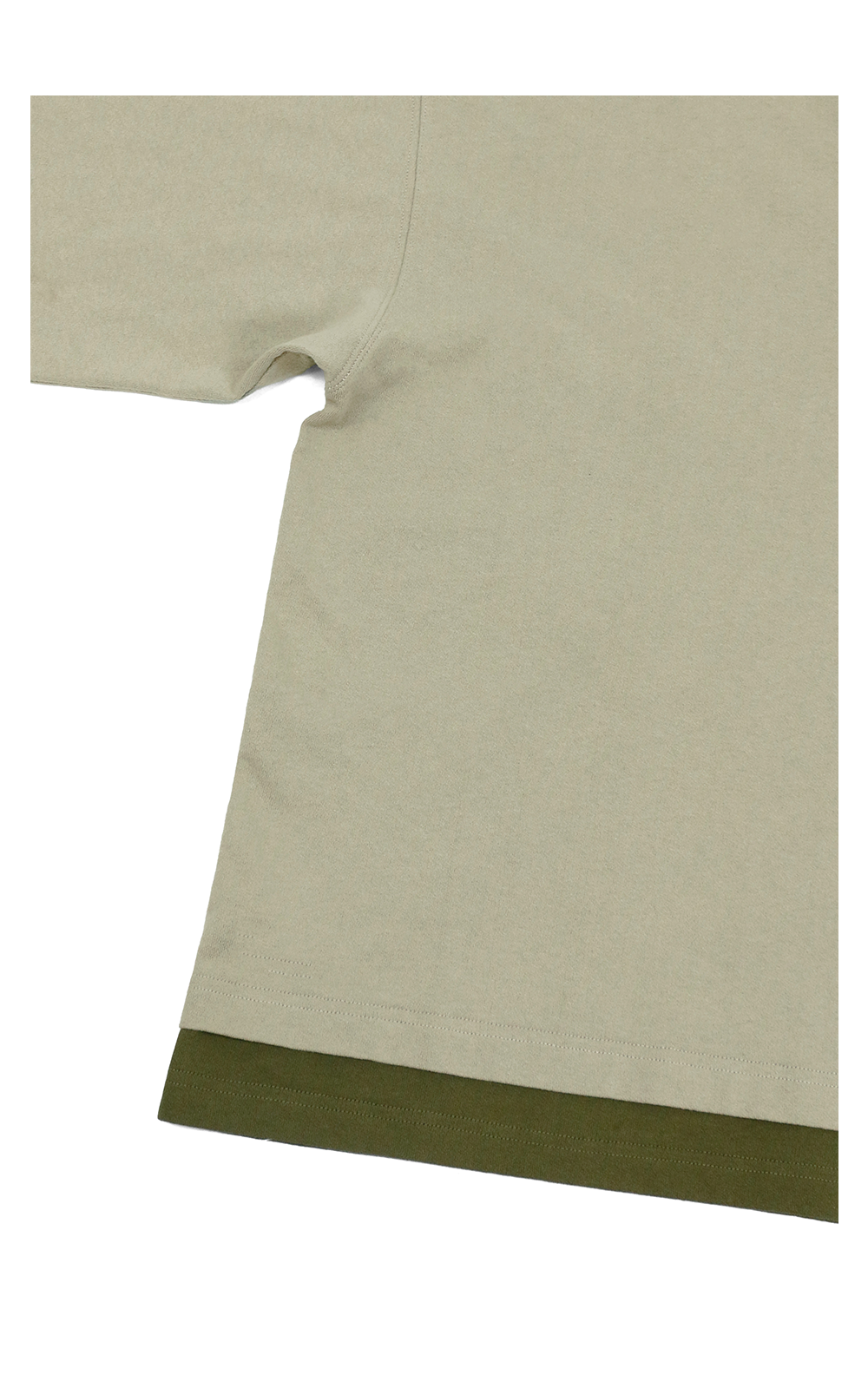 RELABEL Fake Two-piece Color Matching Casual Versatile Long Sleeves