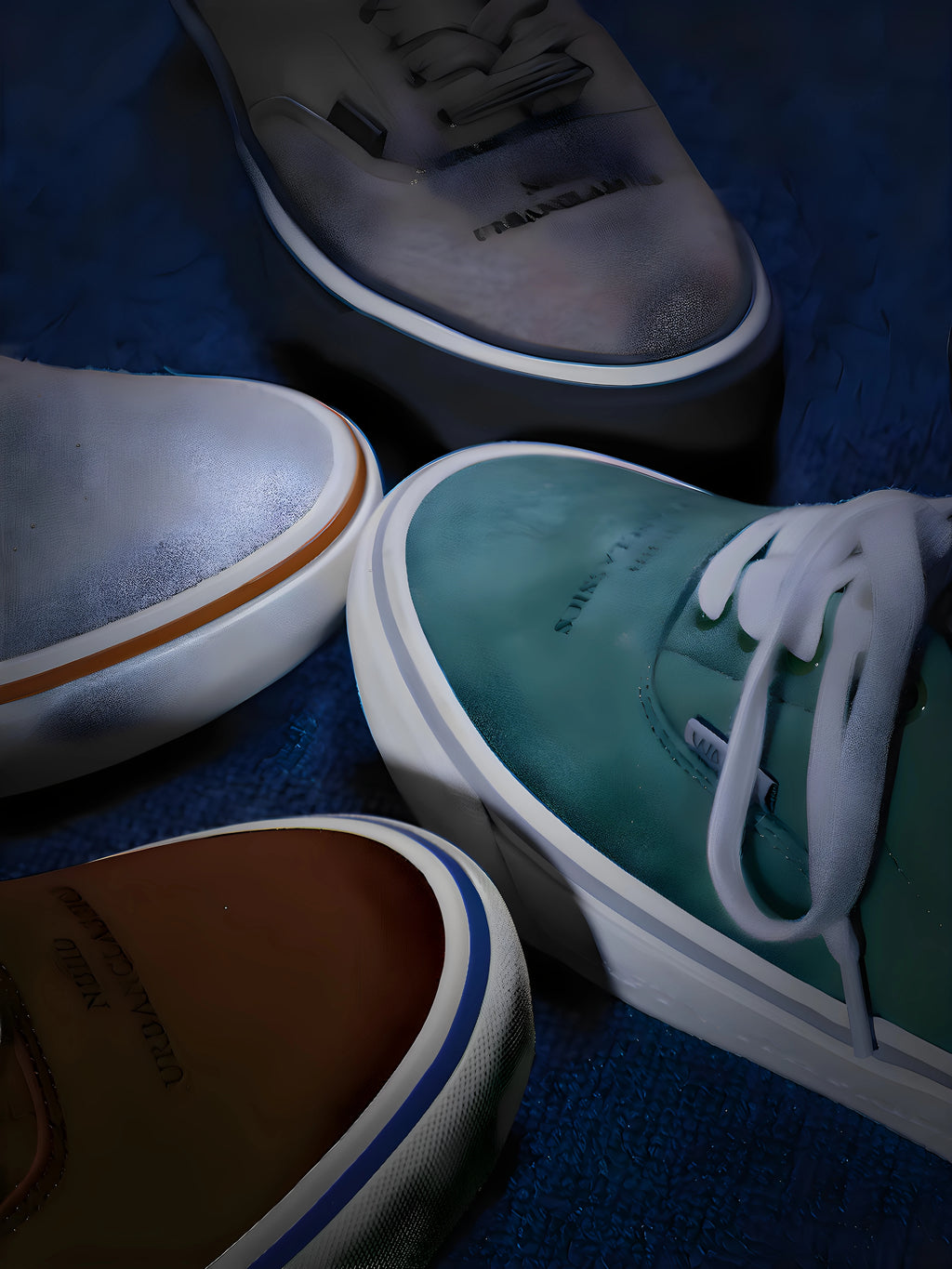 NBHD X VOWPROGRESS 4 Color Low Top Suede Fur Board Shoes