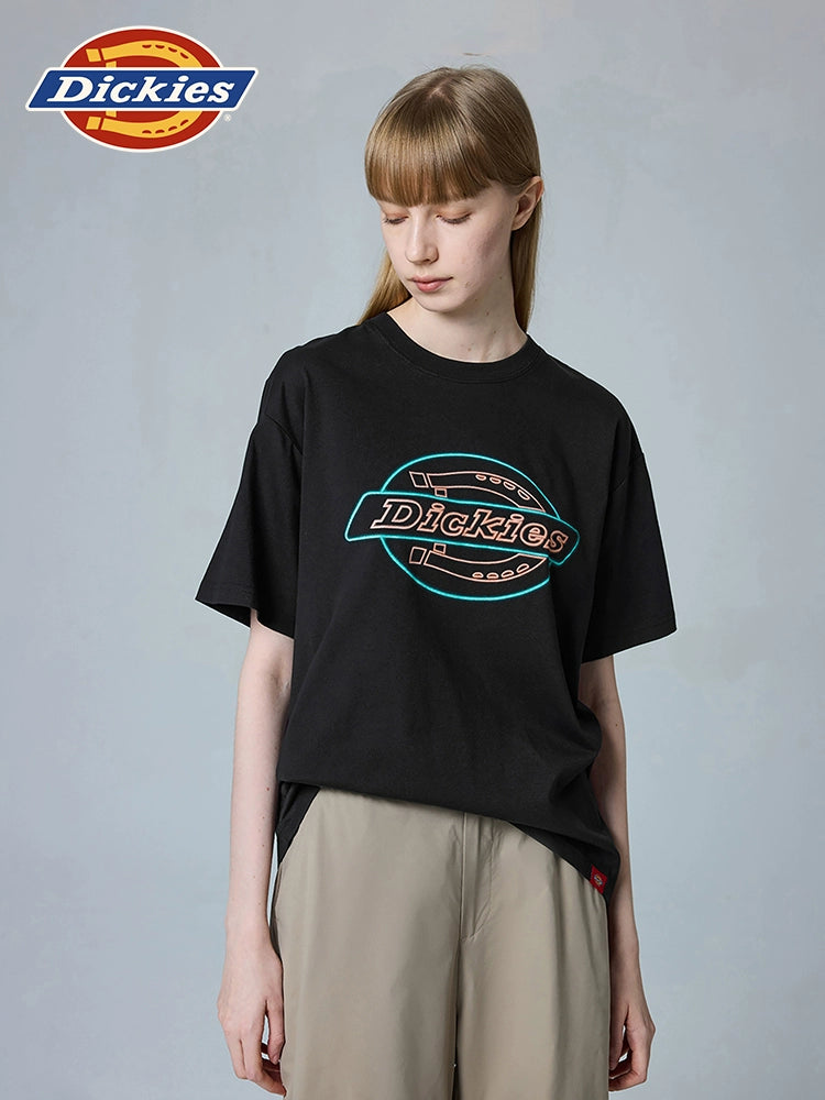Dickies Colorful Big LOGO Pattern Printing Loose Tee