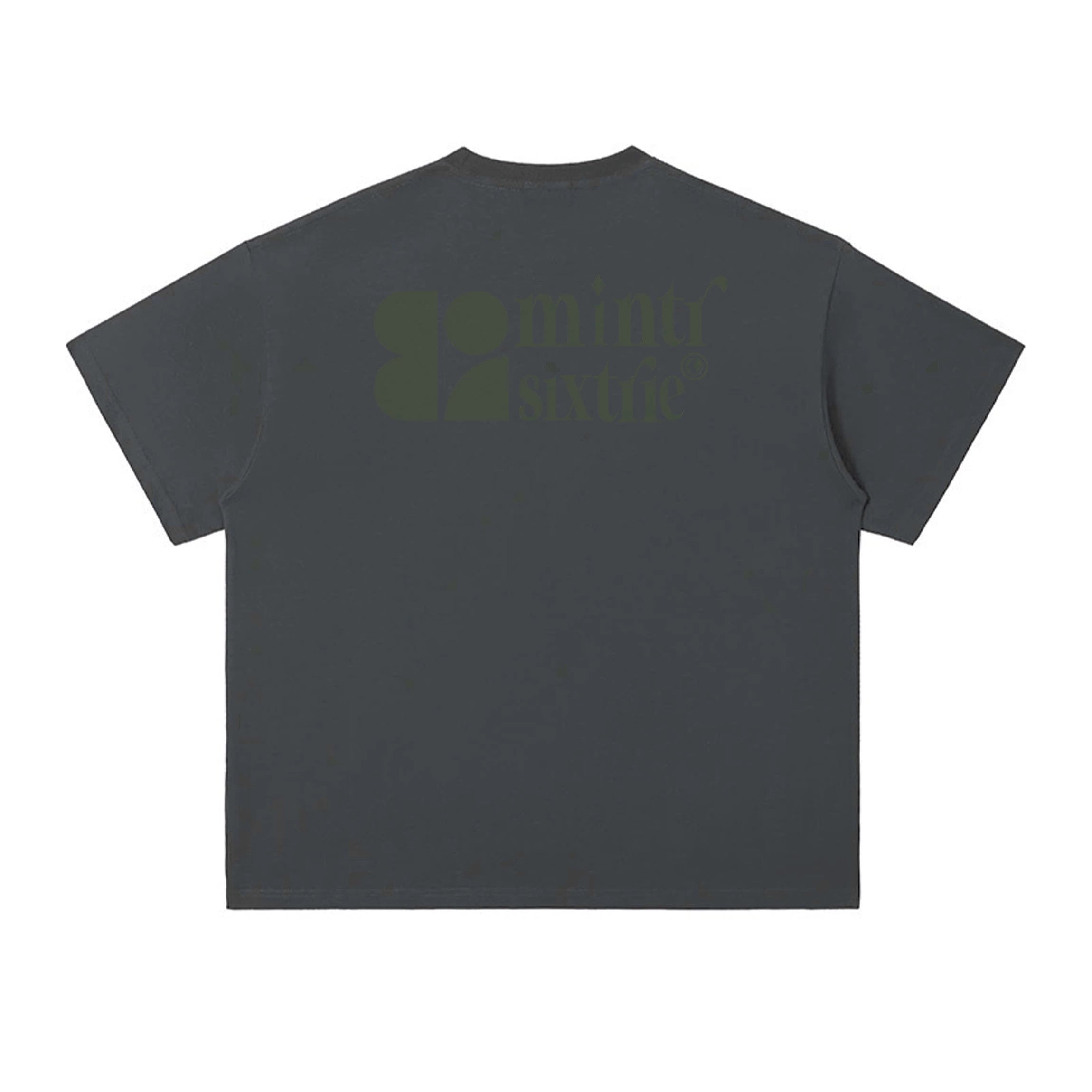 The 76th human NMK symbol graphic letters 260g pure cotton Tee