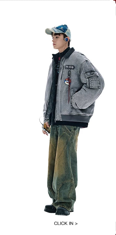 BJHG Retro Thickened Cotton-padded Jacket