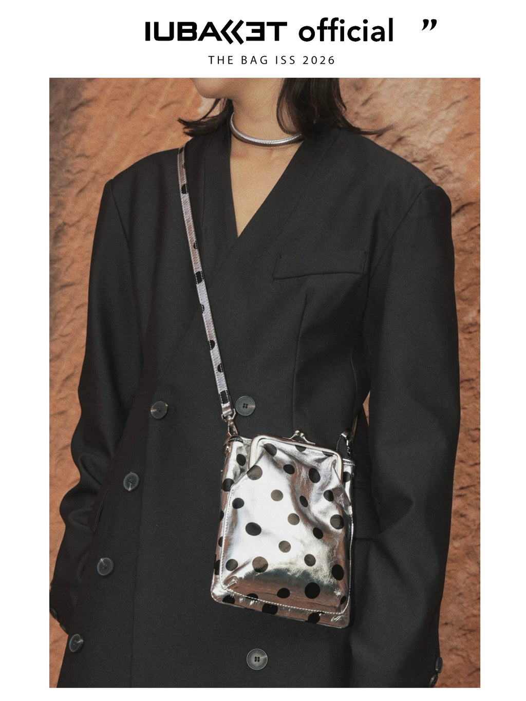 IUBALLET Polka Dot Mini Messenger Bag