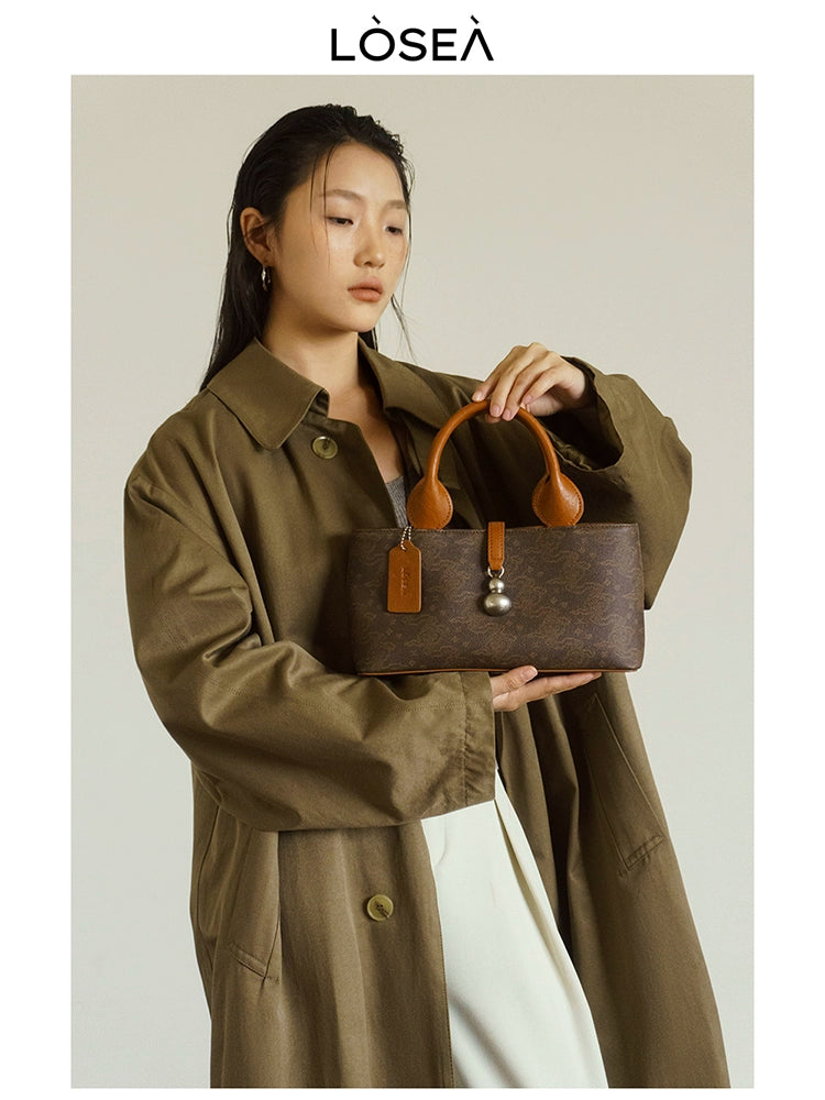 LOSEA Ruyi Cloud Pattern National Style Gourd Shoulder Bag