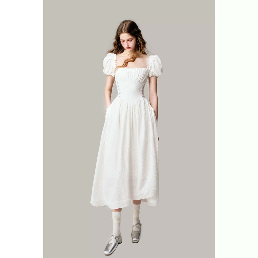 LULUSWINGS Three-dimensional Jacquard Waist Pendulum Dress