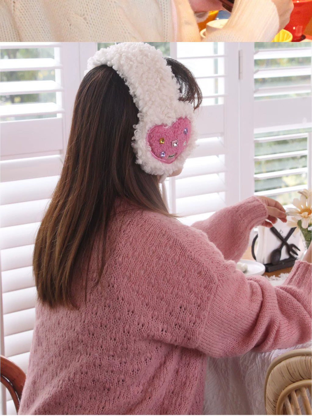 FUNCOO Thermal Diamond Jewelry Foldable Antifreeze Earmuffs