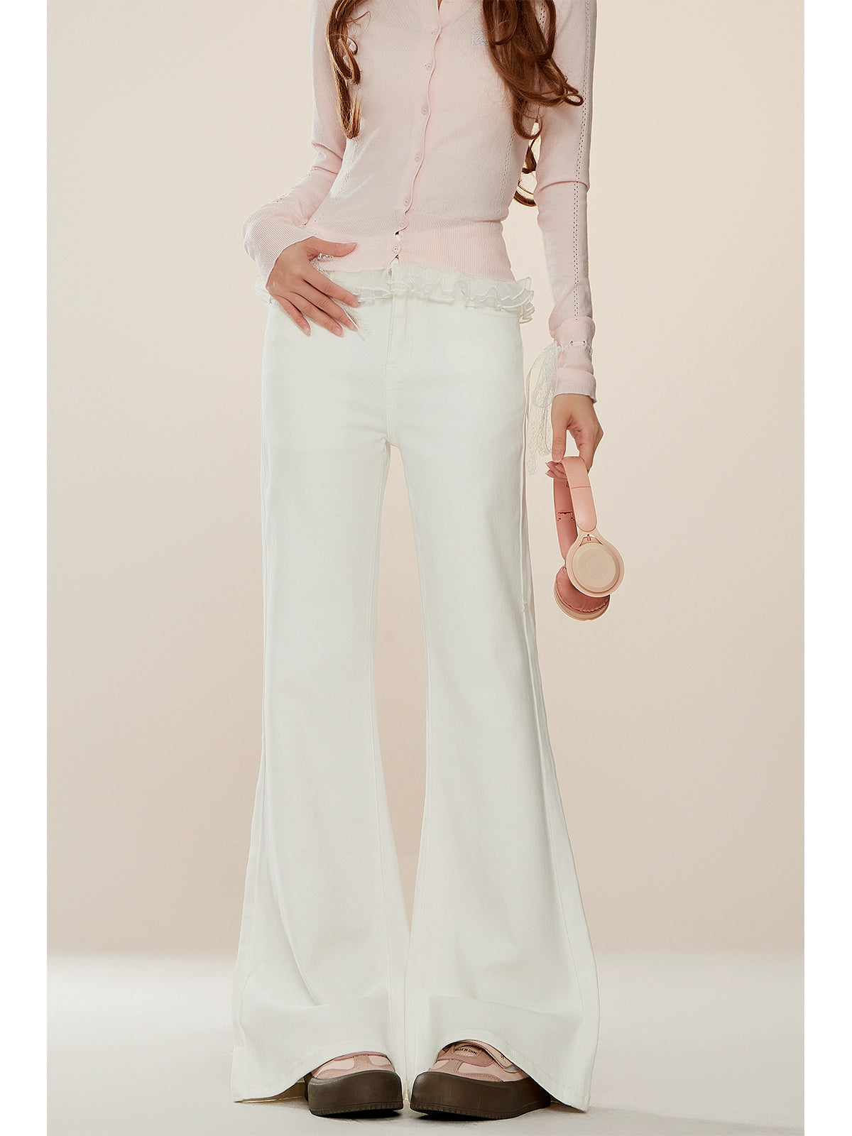 Zrsee High-waisted Wide-leg Jeans