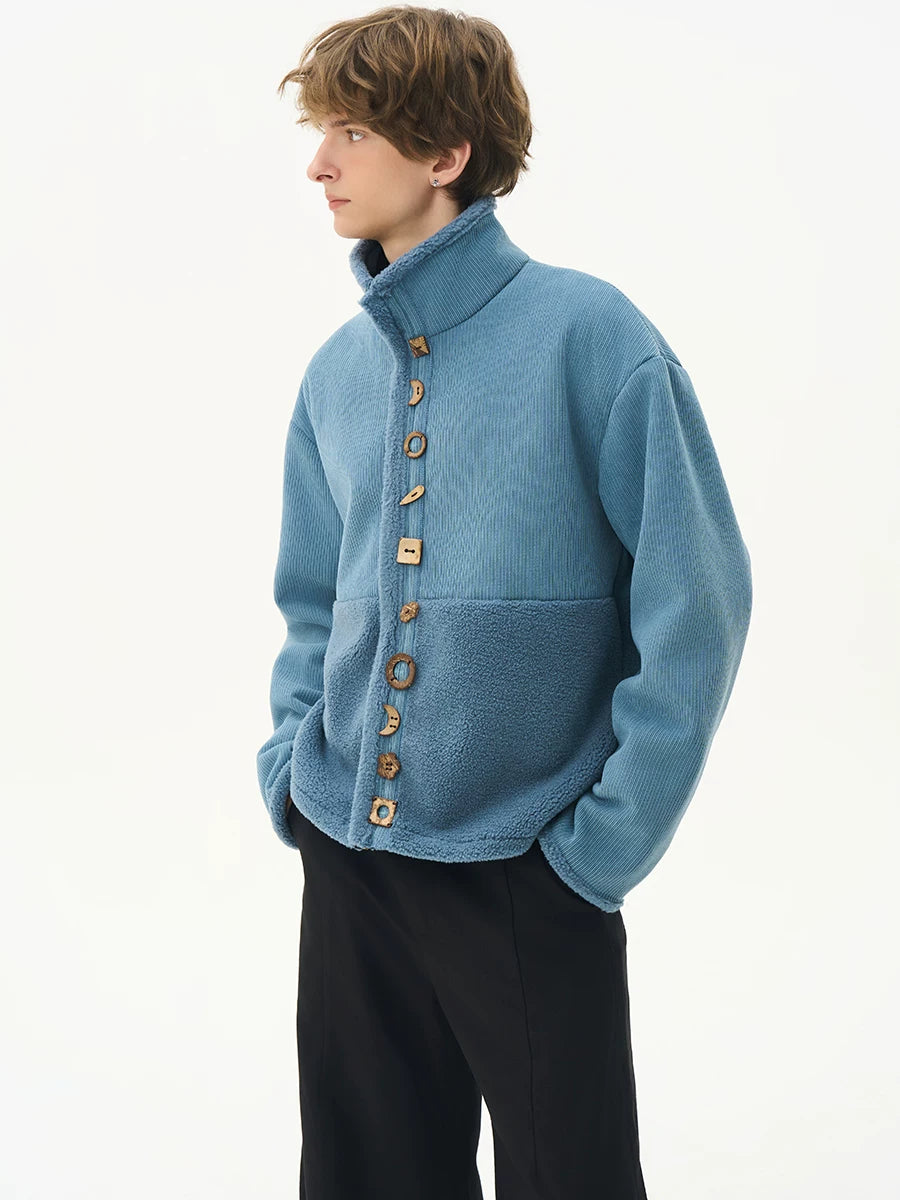 CNEW Vintage Corduroy Splicing Jacket