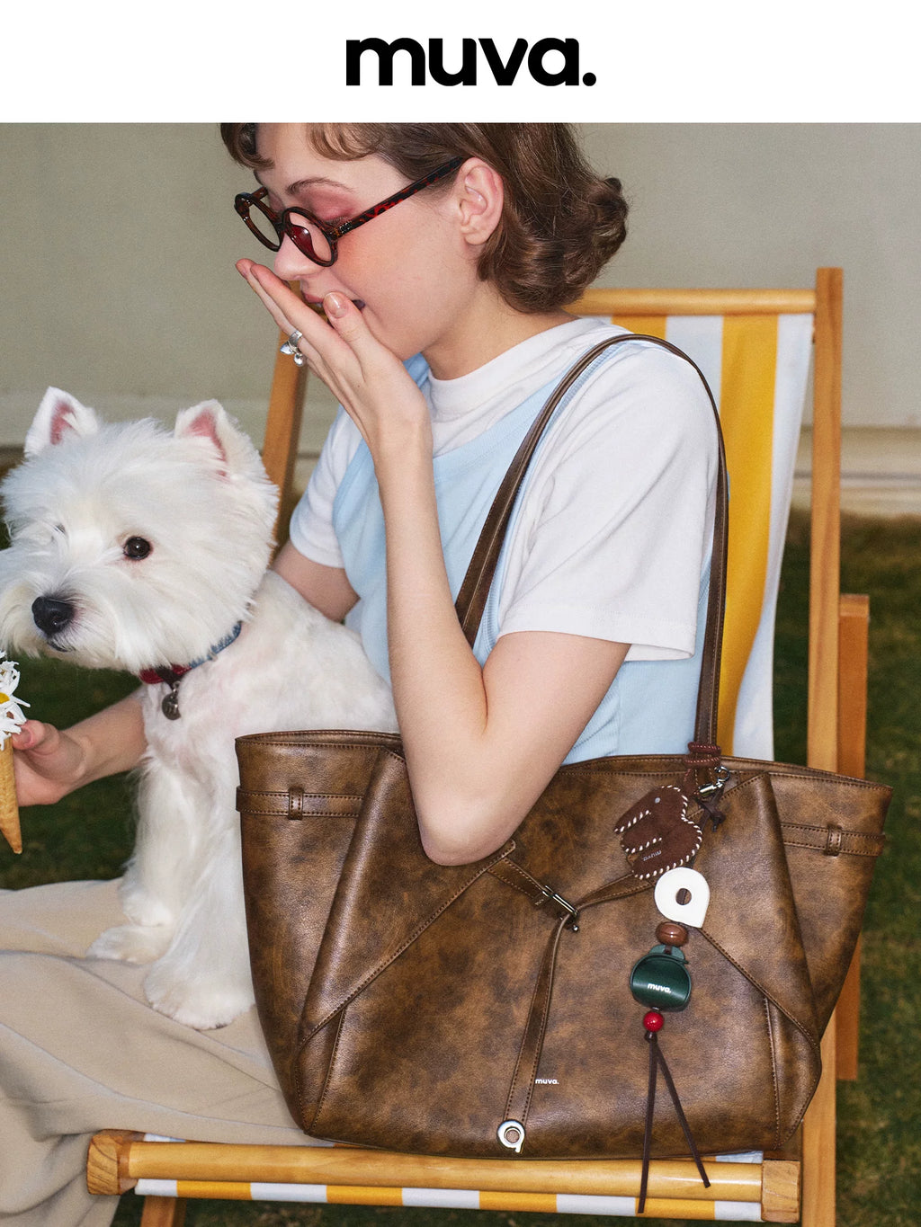 Muva Retro Versatile Large Capacity Tote Bag