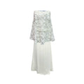 J TheChosen Embroidered Floral Sequin Tube Top Fishtail Skirt Tulle Set