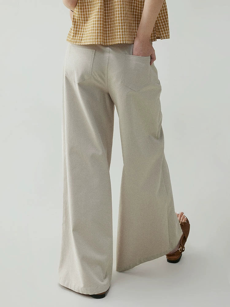 VOOE Japanese Loose-fitting Wide-leg Casual Flared Pants