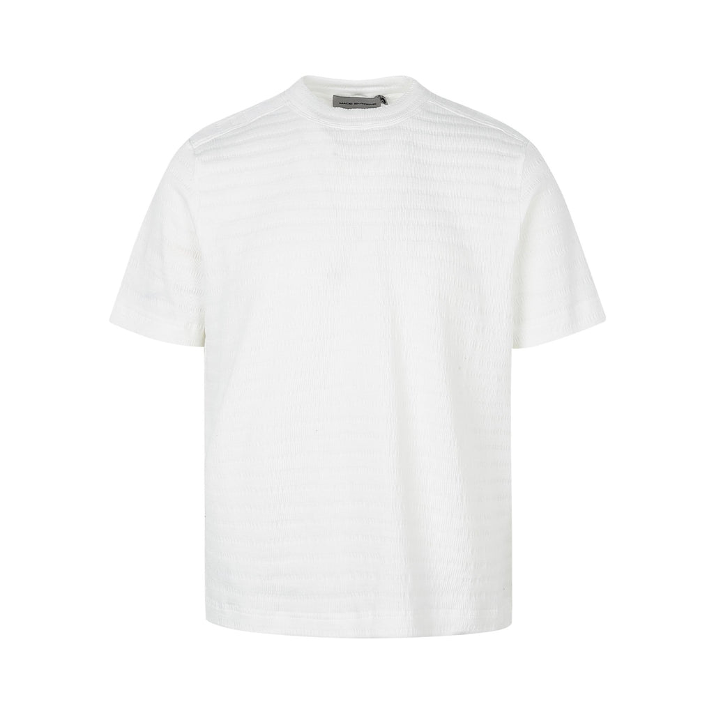 ”Clearance"MADEEXTREME static luxury blend jacquard crew neck tee