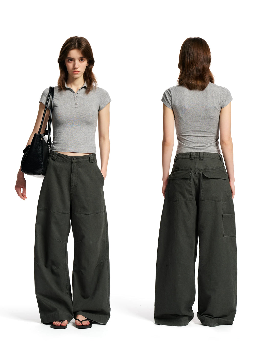 Loopsoon Lapel Versatile Comfortable Slim Tee