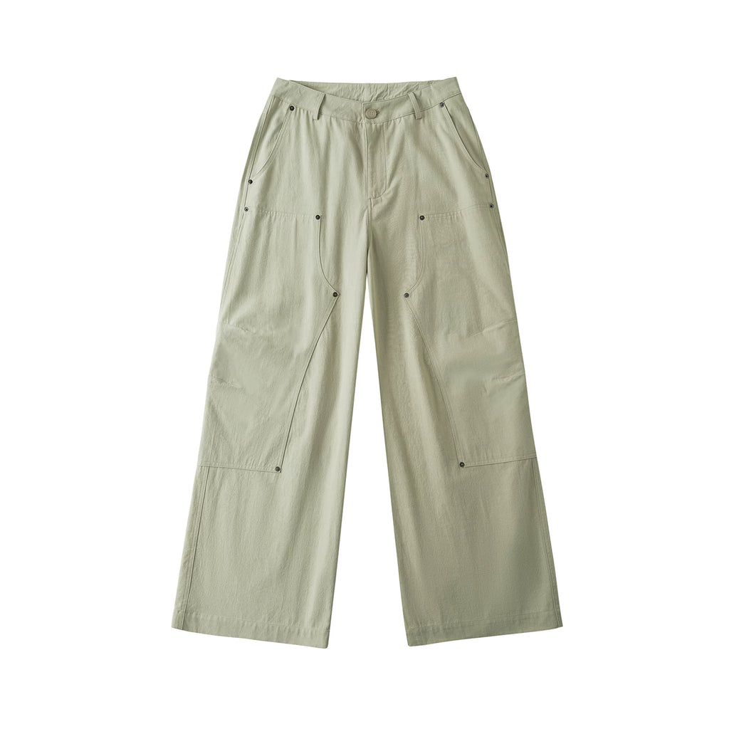 LR Rivet Tooling Straight Casual Pants