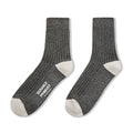 Madden flower yarn knitted medium tube socks t