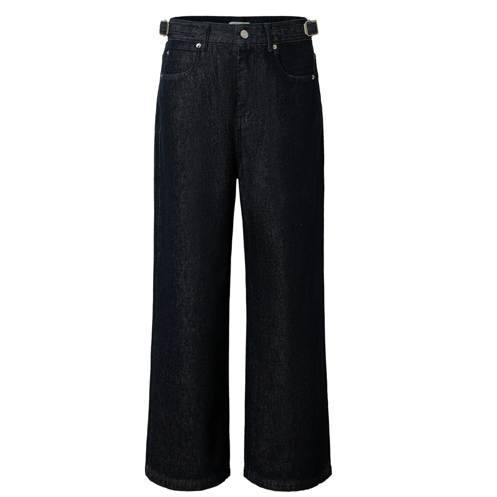 RPB BRAND High Waist Loose Skinny Wide Leg Straight Pants