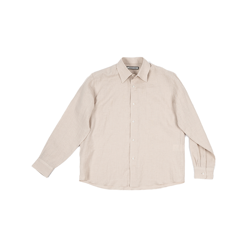 KONOOT Drape Simple Versatile Square Neck Long-sleeved Shirt